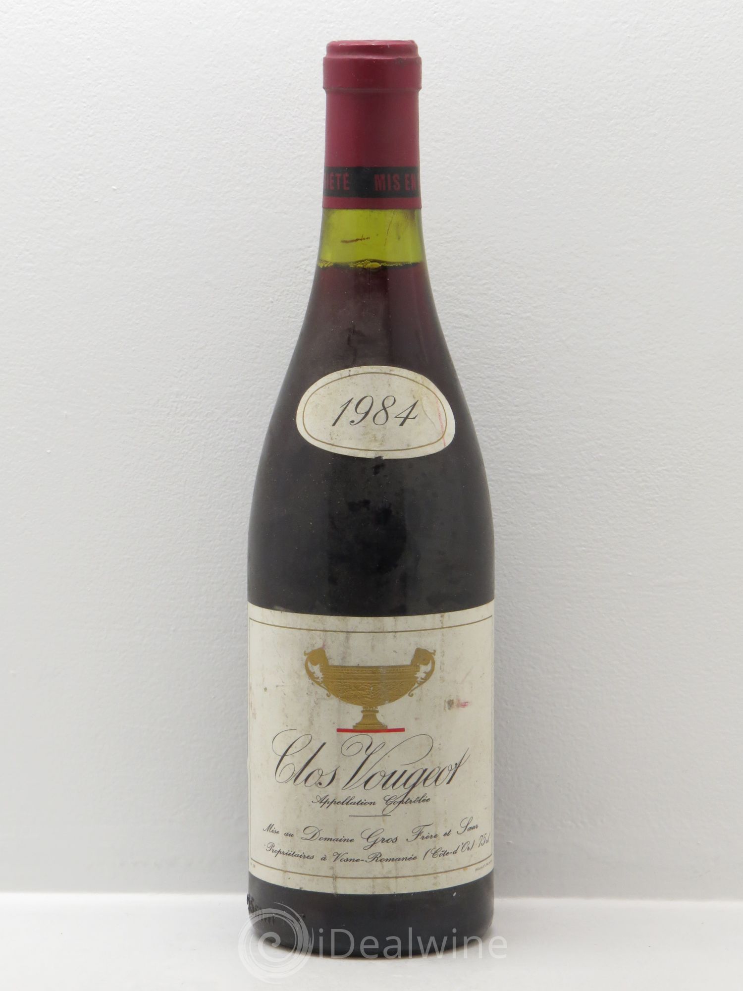 Clos de Vougeot Grand Cru Musigni Gros Frère & Soeur 1984 - Lot de 1 bouteille - 0
