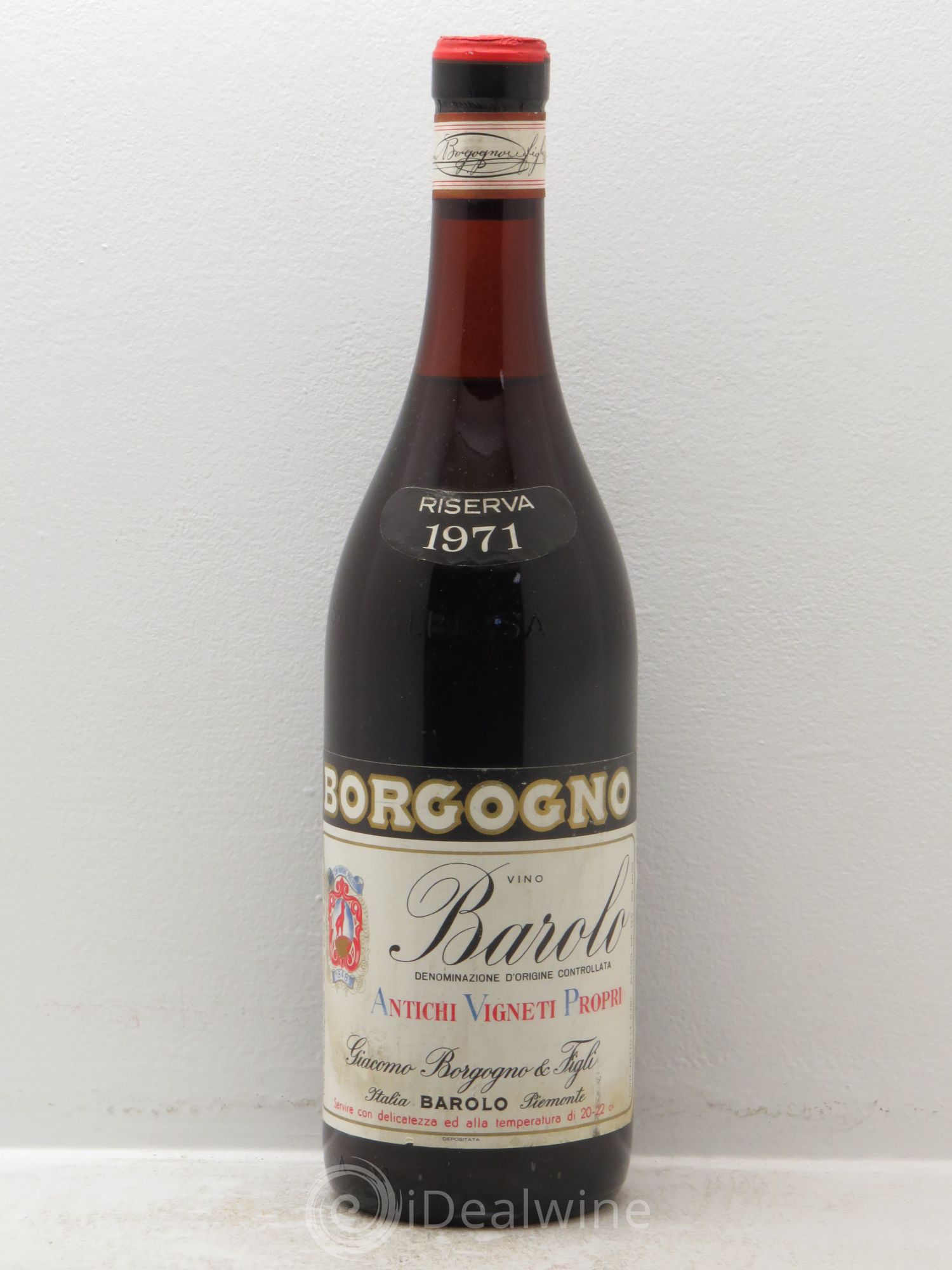 Barolo Storico Riserva Borgogno 1971 - Lot de 1 bouteille - 0