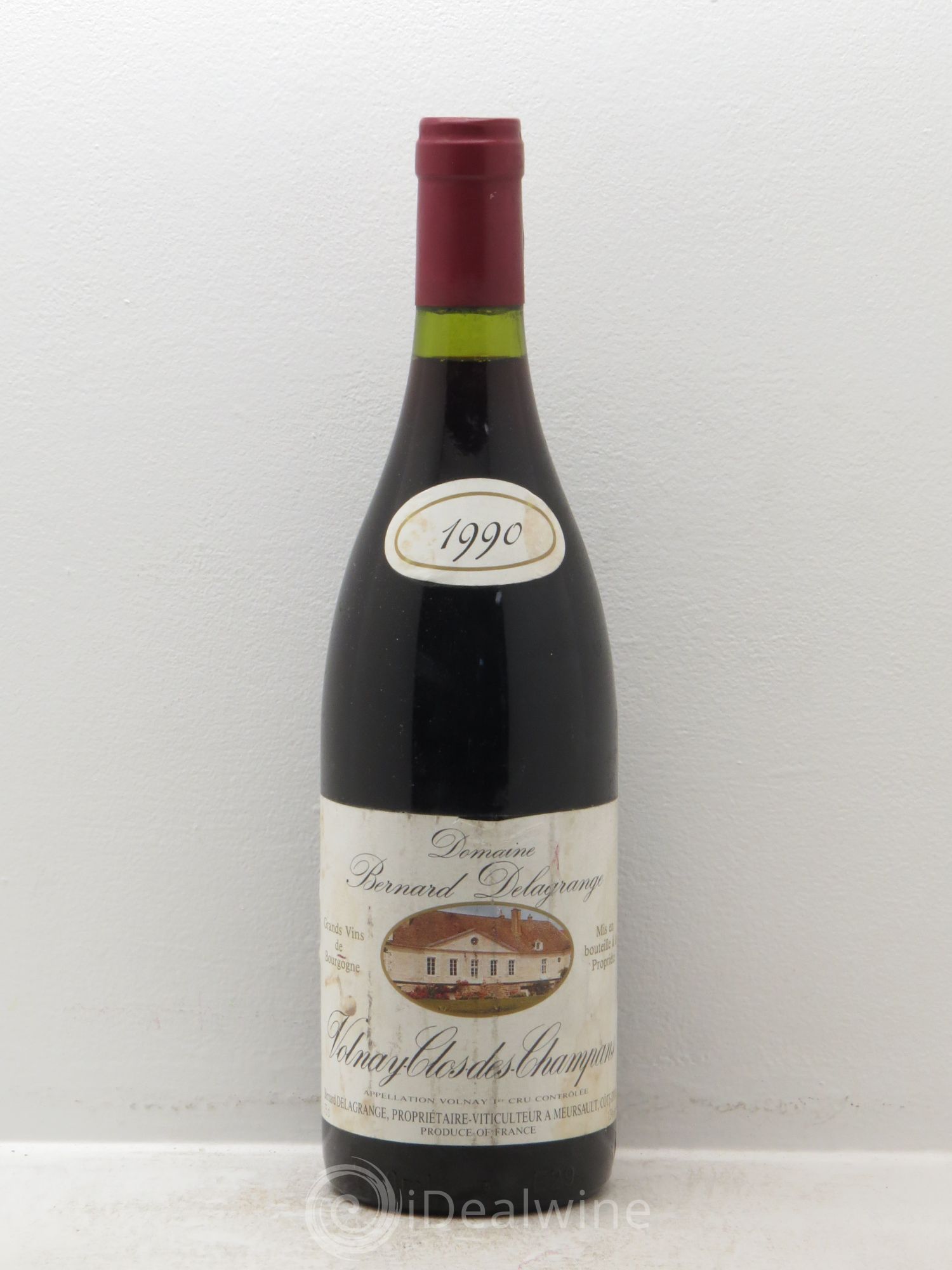 Volnay Clos des Champans - Domaine Bernard Delagrange 1990 - Posten von 1 Flasche - 0