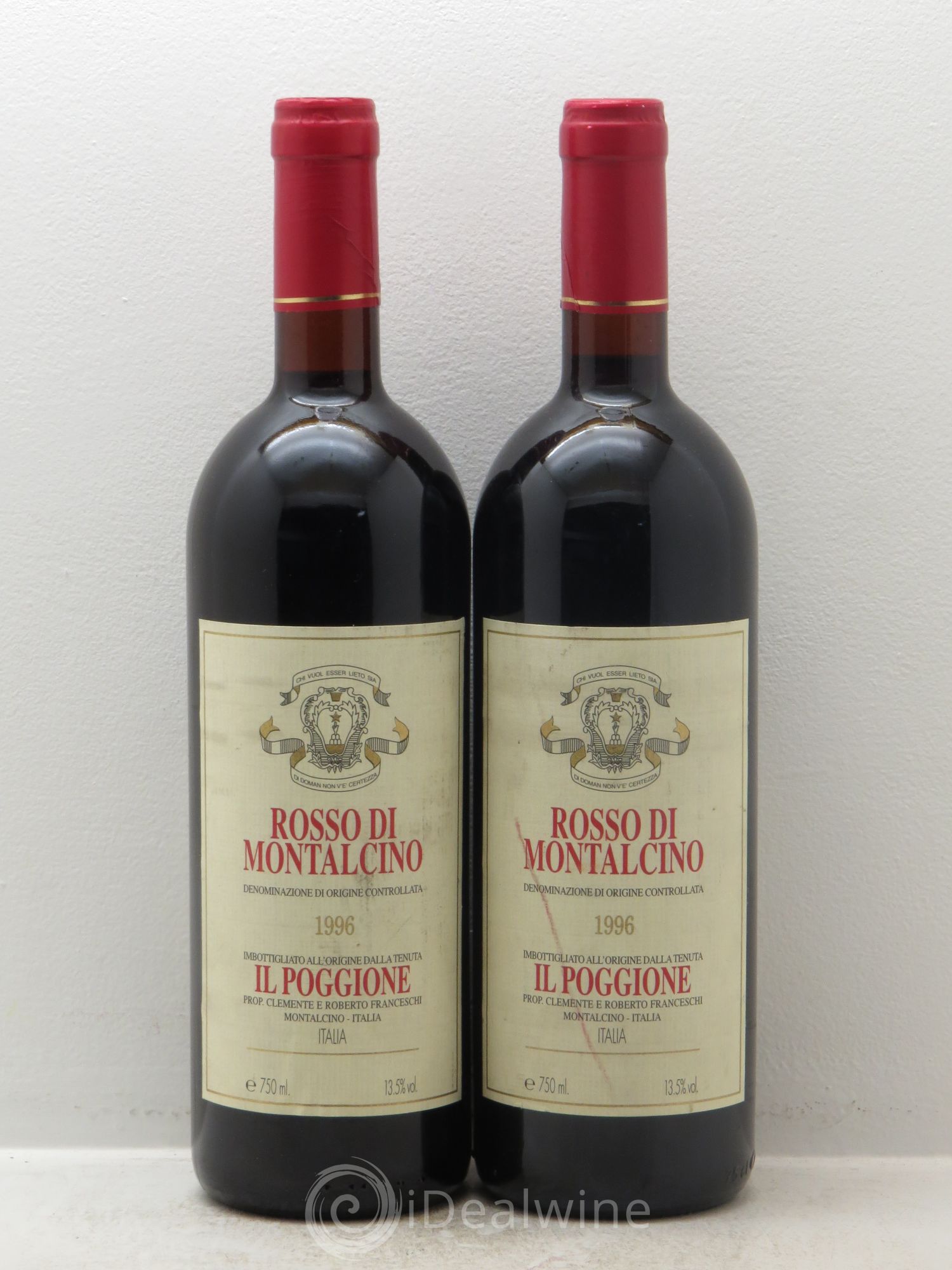 Rosso di Montalcino DOC Il Poggione 1996 - Posten von 2 Flaschen - 0