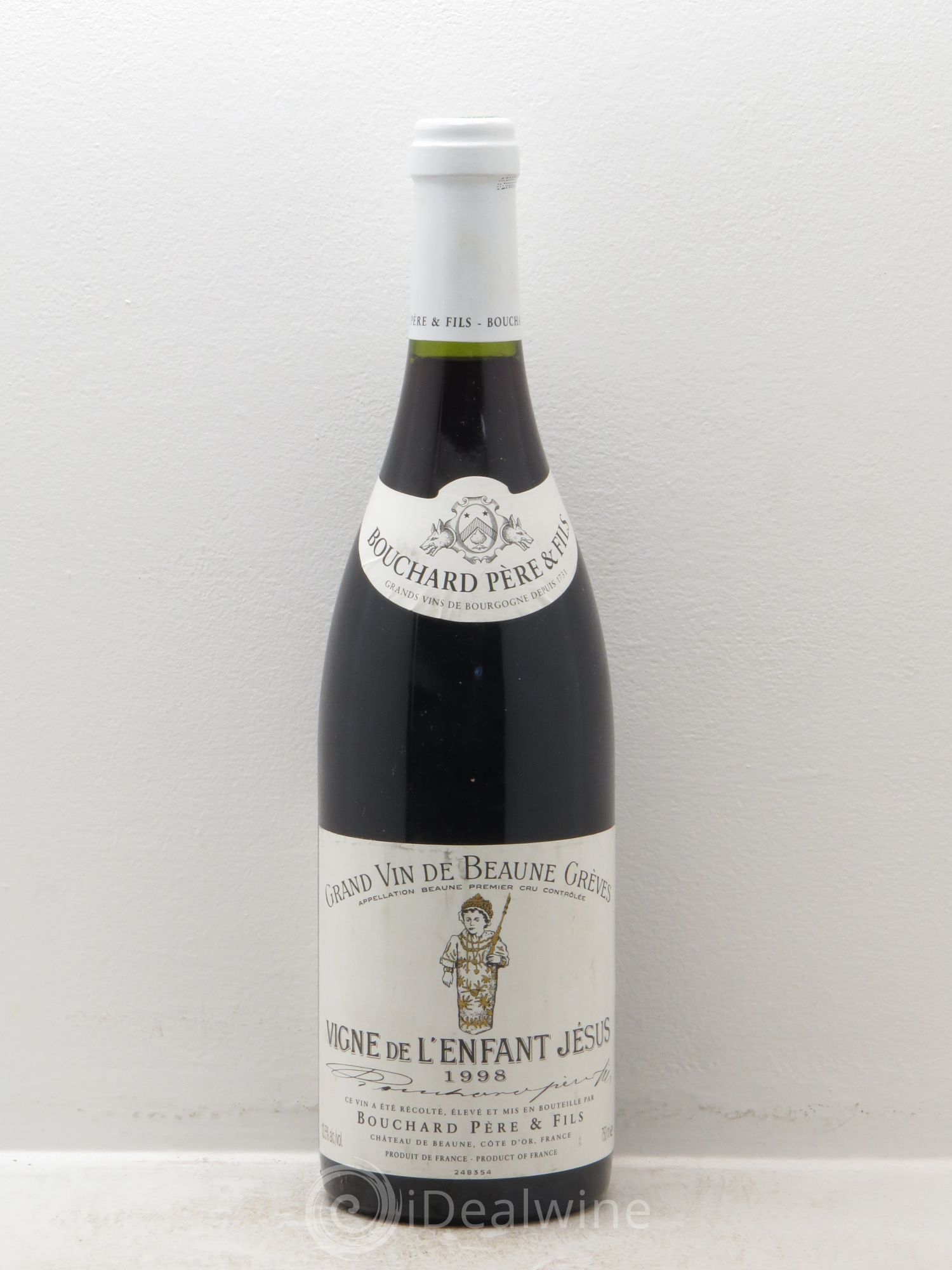 Beaune 1er Cru Grèves - Vigne de l'Enfant Jésus Bouchard Père & Fils 1998 - Lot de 1 bouteille - 0
