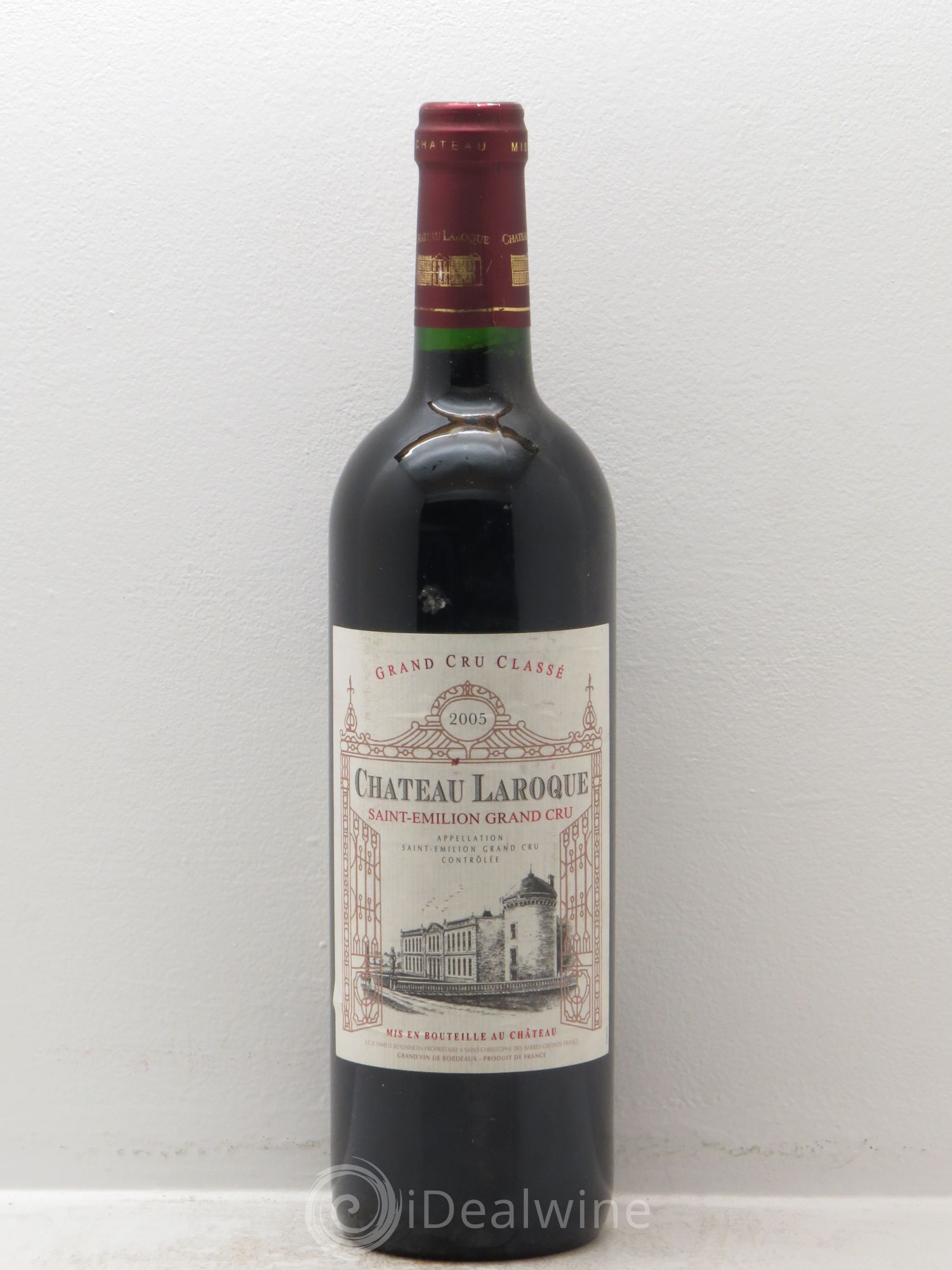 Château Laroque Grand Cru Classé 2005 - Lot de 1 bouteille - 0