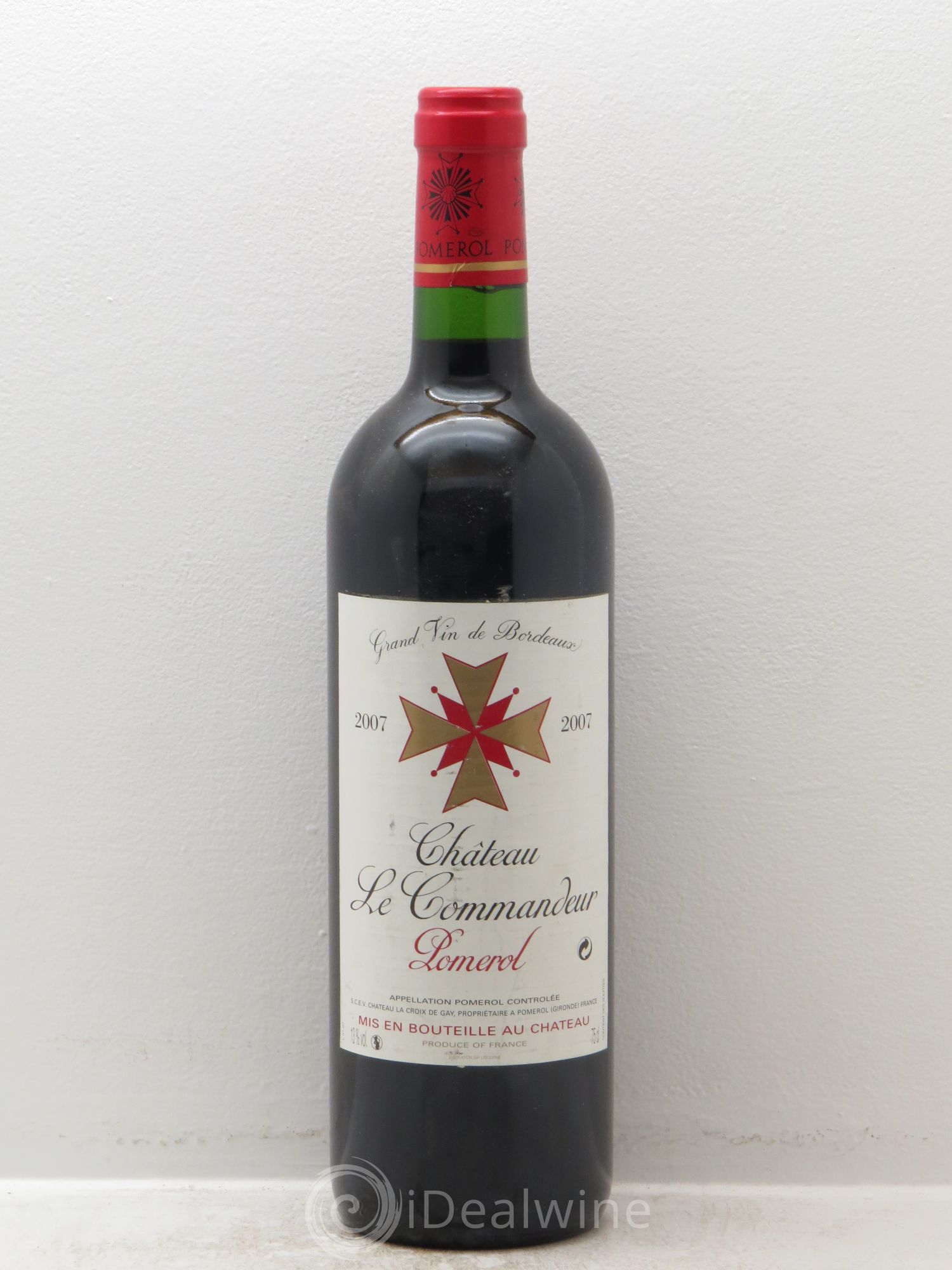 Pomerol Château Le Commandeur 2007 - Posten von 1 Flasche - 0