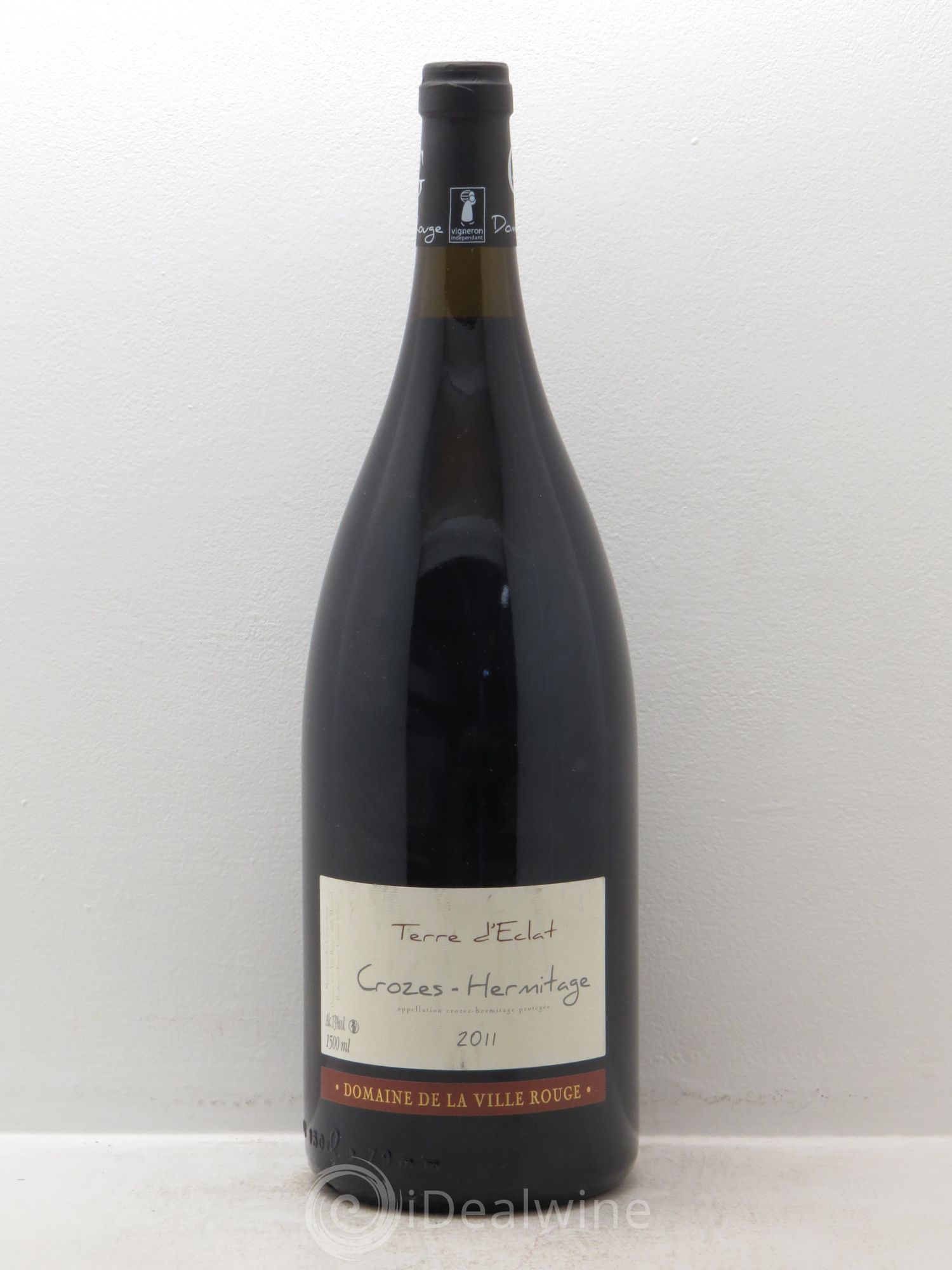 Crozes-Hermitage Terre d'Eclat - Domaine de la Ville Rouge 2011 - Posten von 1 Magnum - 0
