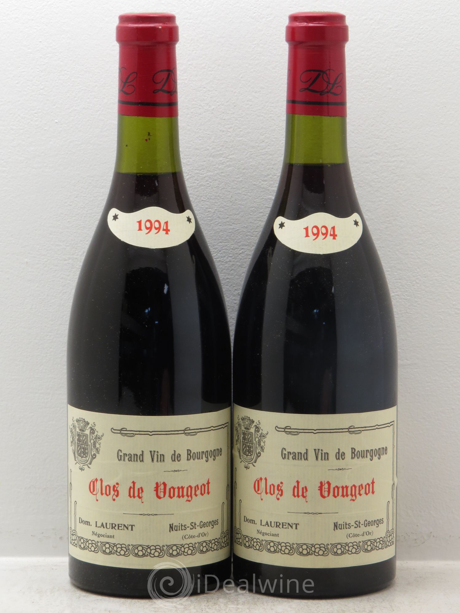 Clos de Vougeot Grand Cru 1994 - Lot de 2 bouteilles - 0