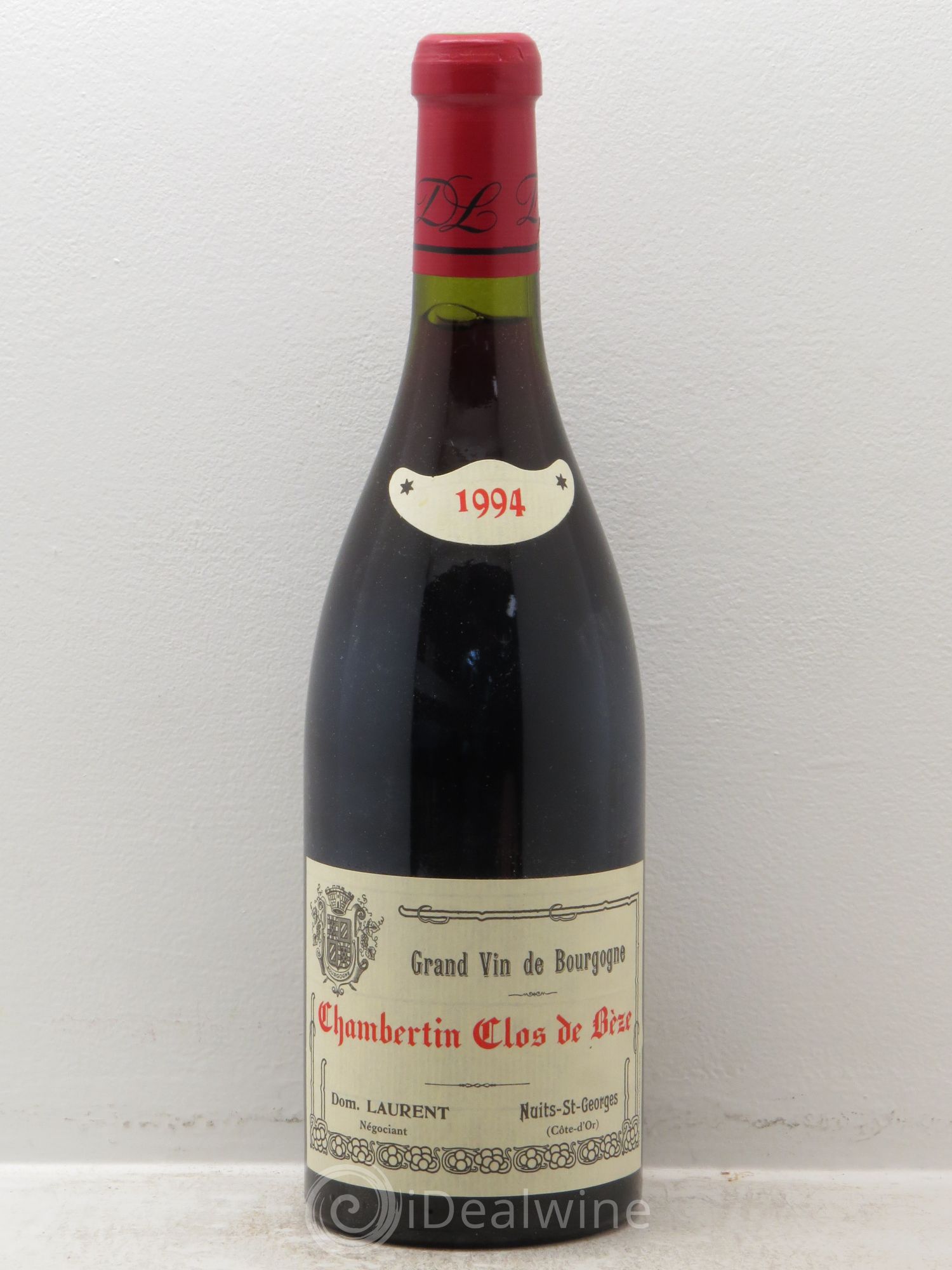 Chambertin Clos de Bèze Grand Cru Grande cuvée Vieilles vignes Dominique Laurent 1994 - Lot de 1 bouteille - 0