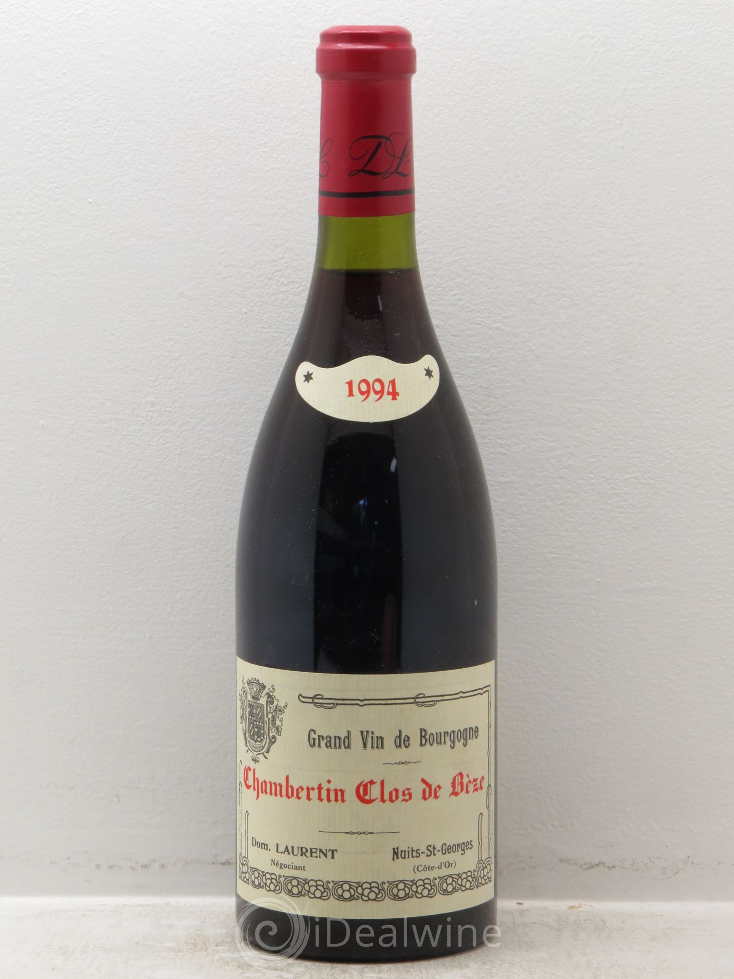 Chambertin Clos de Bèze Grand Cru Grande cuvée Vieilles vignes Dominique Laurent 1994 - Lot de 1 bouteille - 0