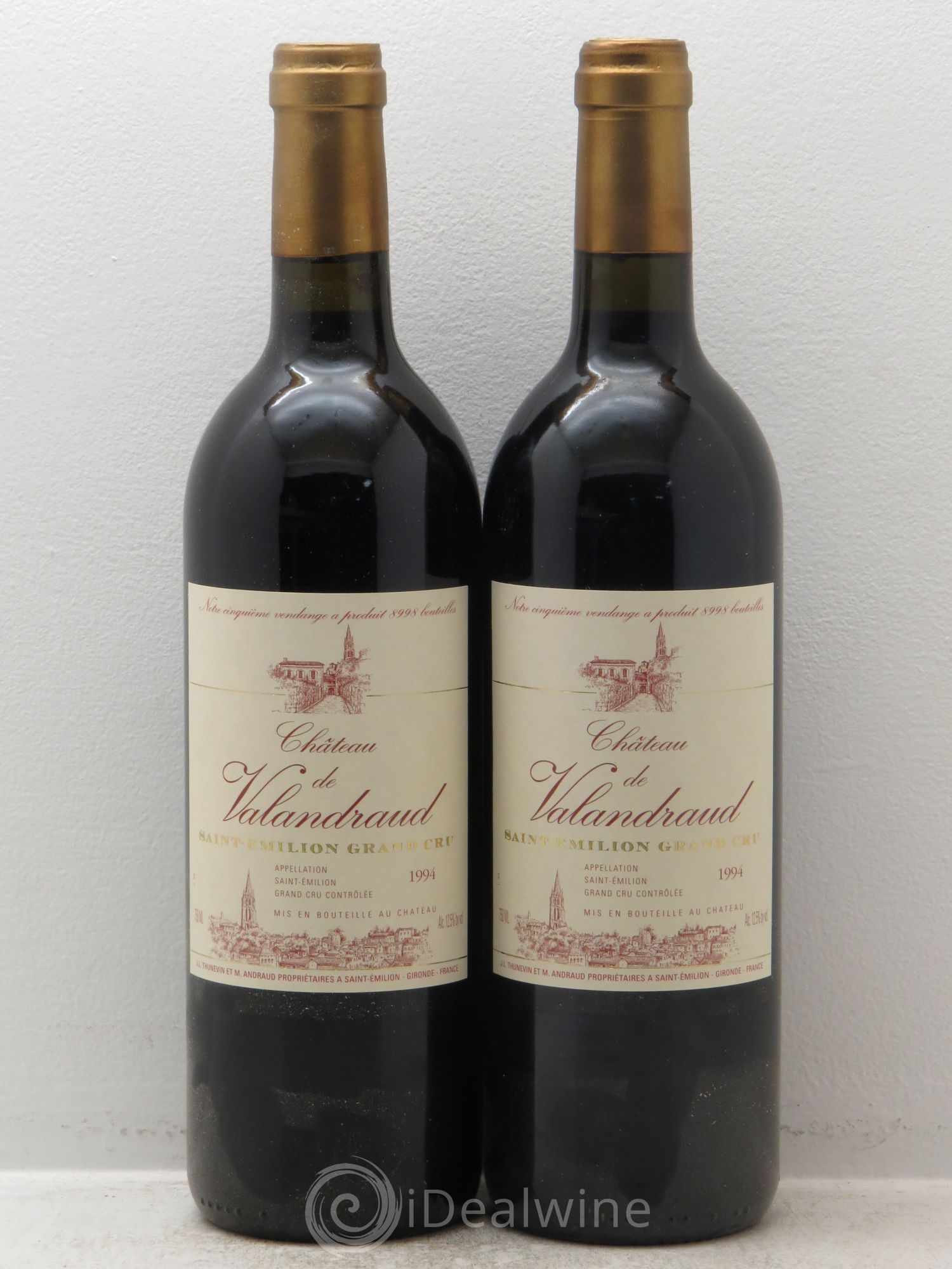 Château de Valandraud 1994 - Lot de 2 bouteilles - 0
