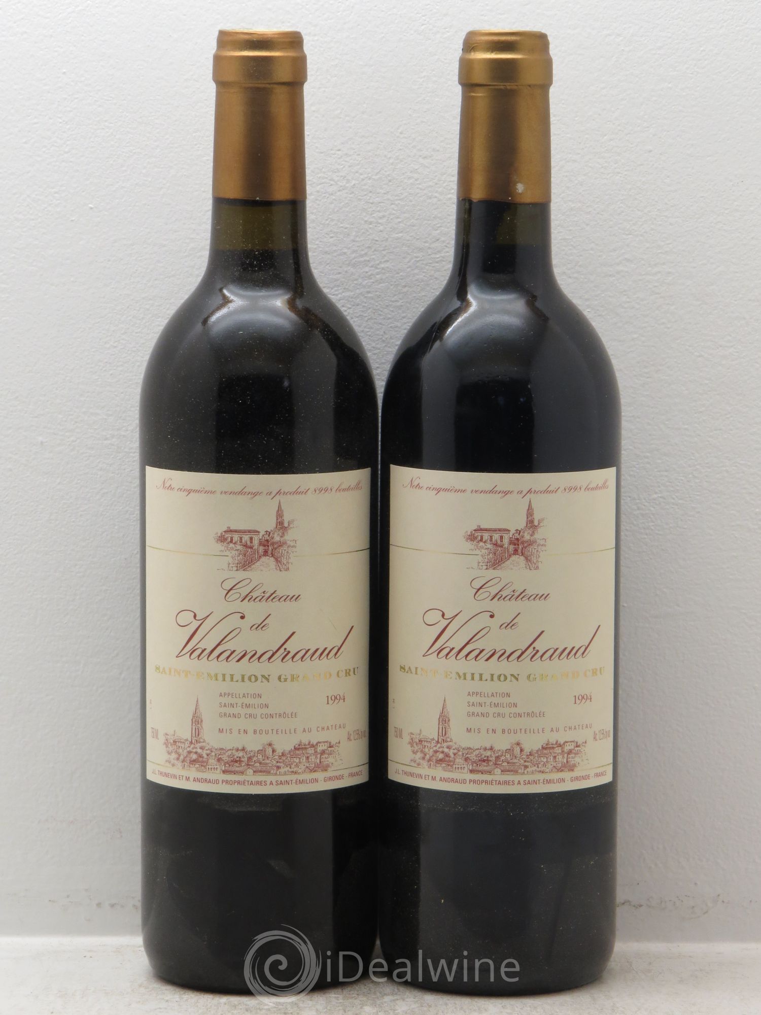 Château de Valandraud 1994 - Posten von 2 Flaschen - 0