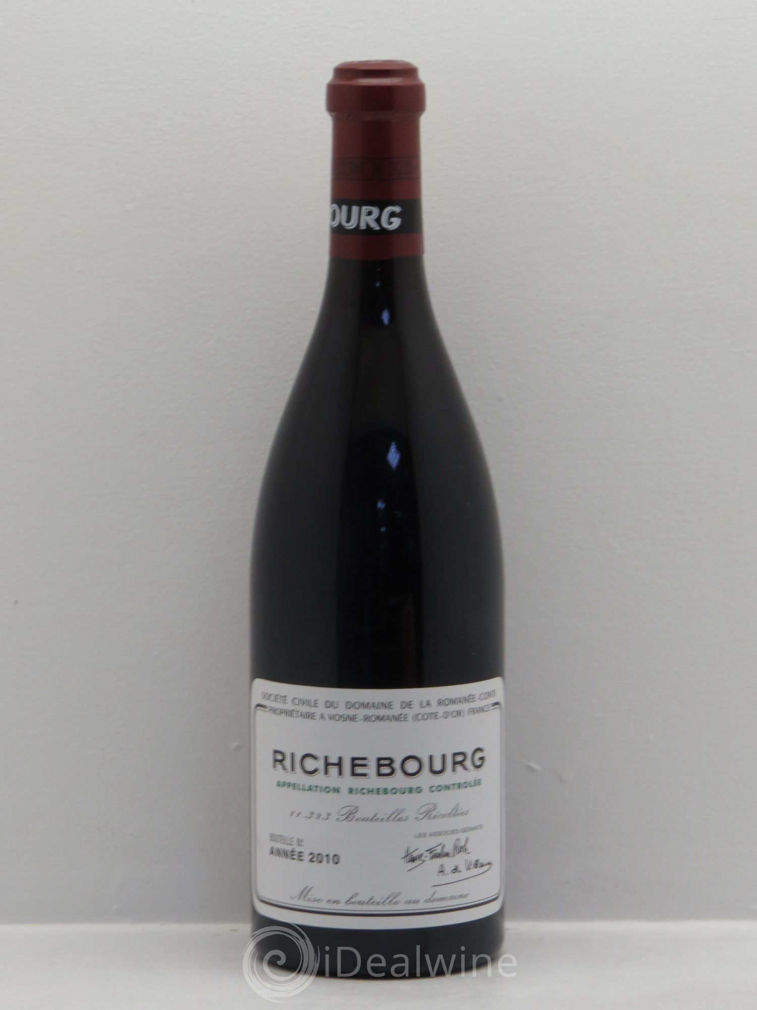 Richebourg Grand Cru Domaine de la Romanée-Conti 2010 - Lot de 1 bouteille - 0