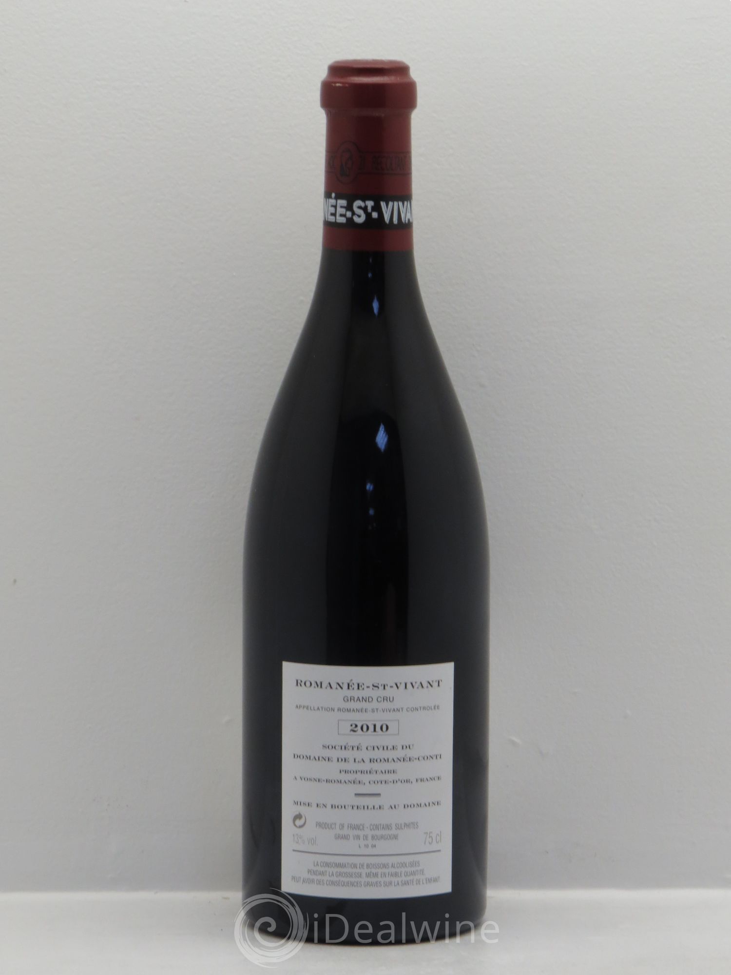 Romanée-Saint-Vivant Grand Cru Domaine de la Romanée-Conti 2010 - Lot de 1 bouteille - 1