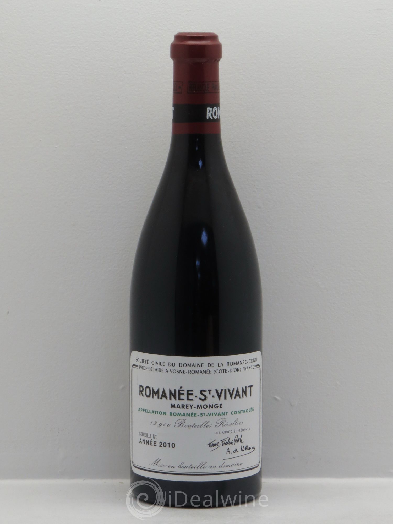 Romanée-Saint-Vivant Grand Cru Domaine de la Romanée-Conti 2010 - Lot de 1 bouteille - 0