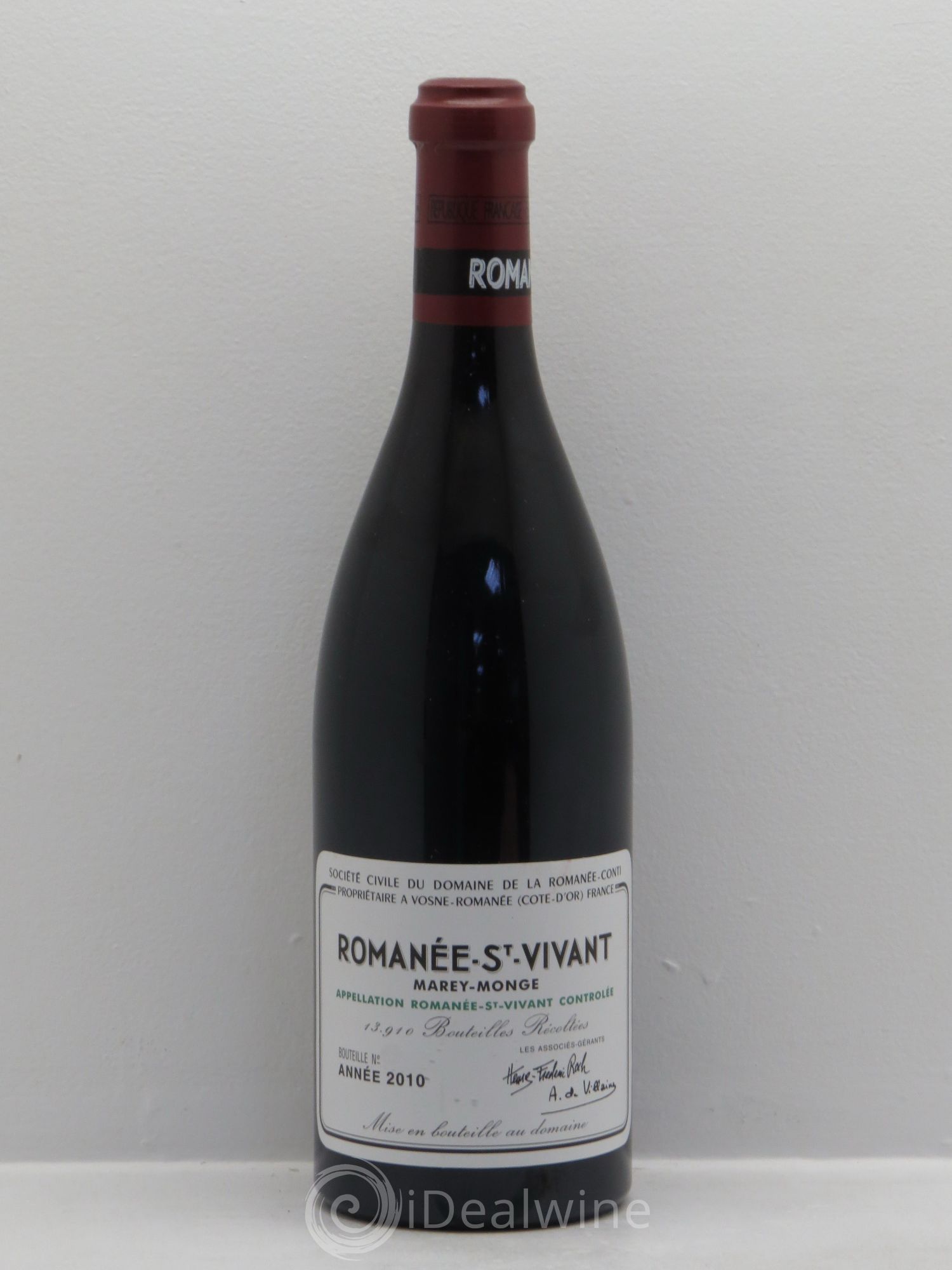 Romanée-Saint-Vivant Grand Cru Domaine de la Romanée-Conti 2010 - Lot de 1 bouteille - 0