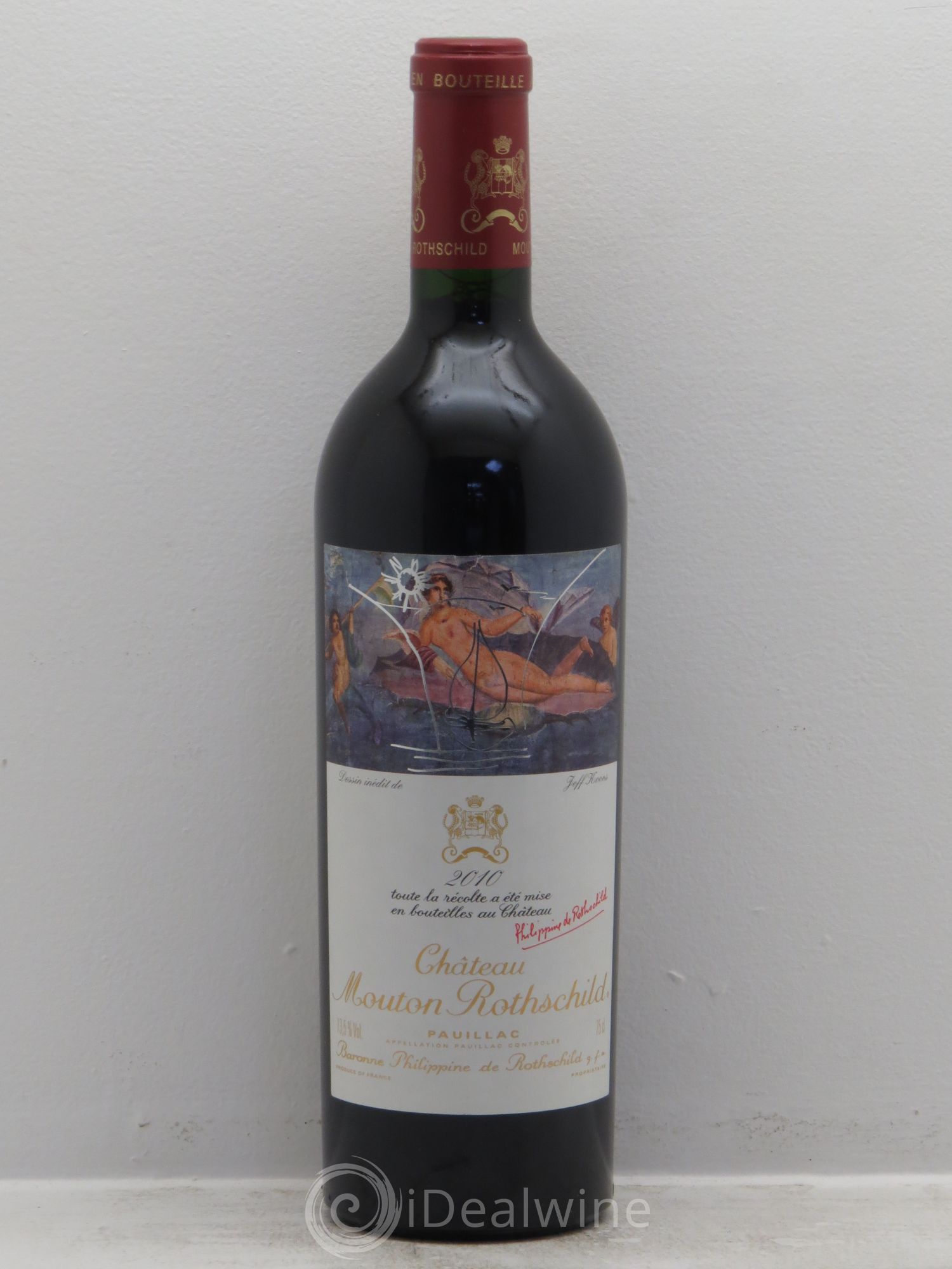 Château Mouton Rothschild 1er Grand Cru Classé 2010 - Lot de 1 bouteille - 0