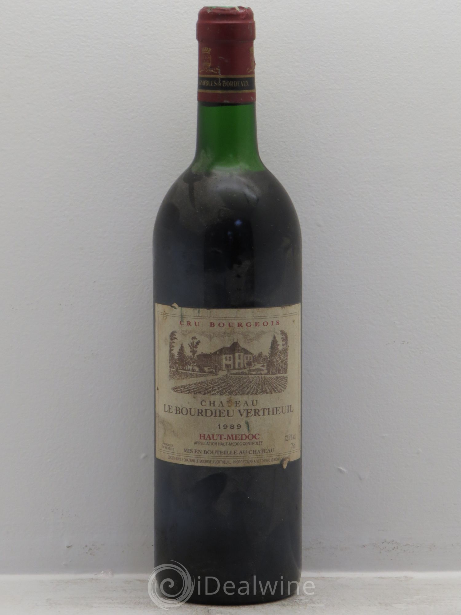 Haut Médoc Château L Bourdieu Vertheuil 1989 - Posten von 1 Flasche - 0