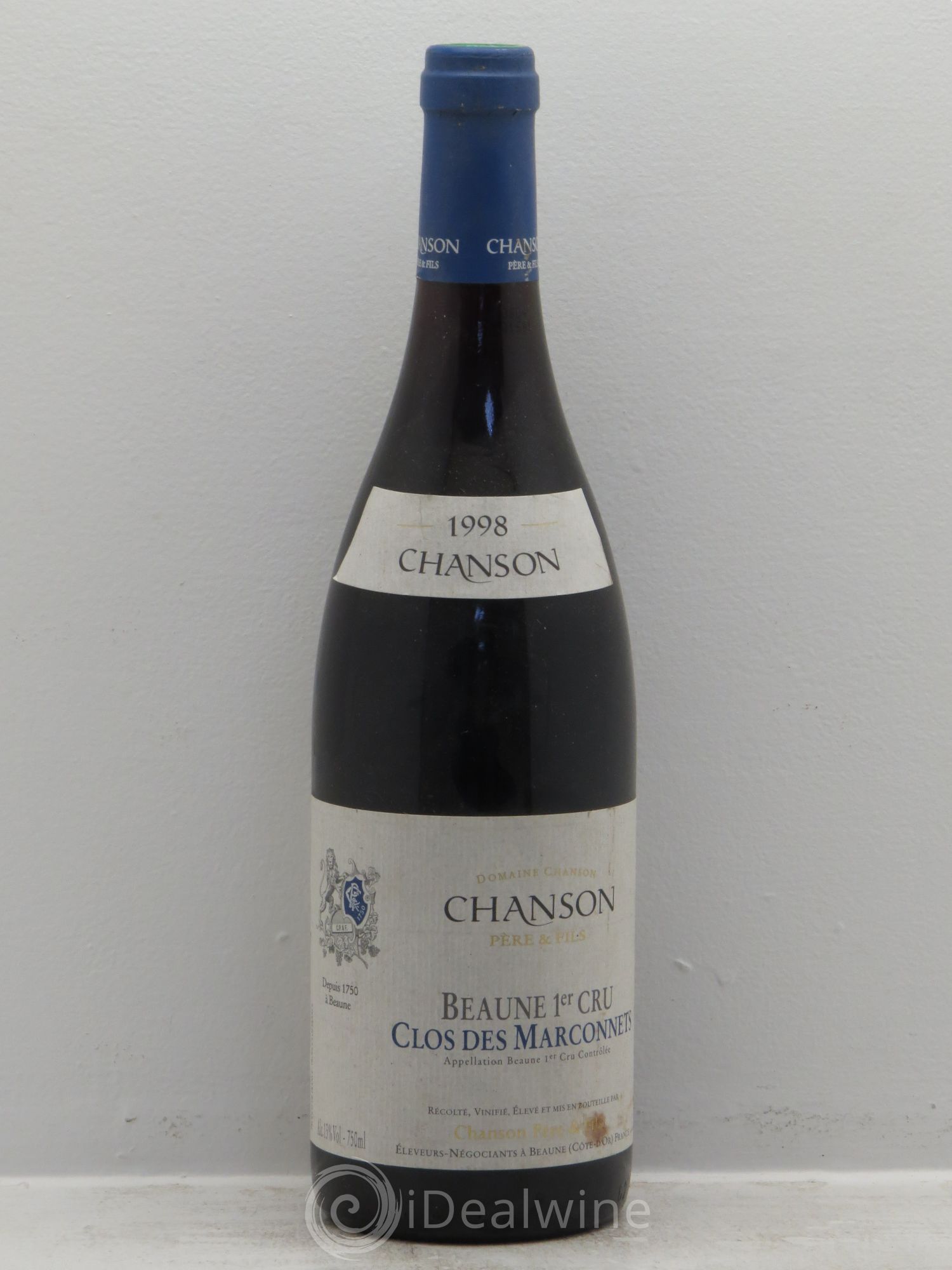 Beaune 1er Cru Domaine Chanson 1998 - Lot de 6 bouteilles - 0