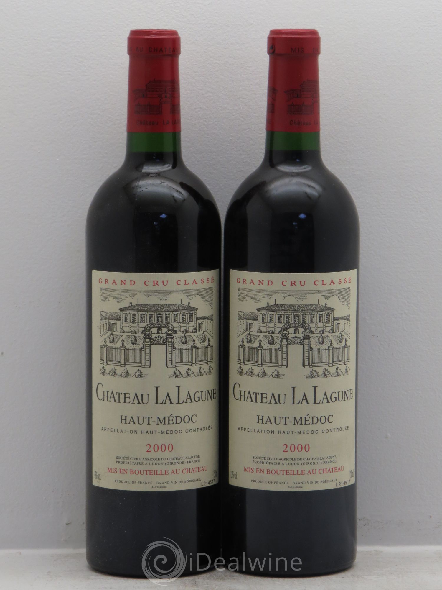 Château la Lagune 3ème Grand Cru Classé 2000 - Lot de 2 bouteilles - 0