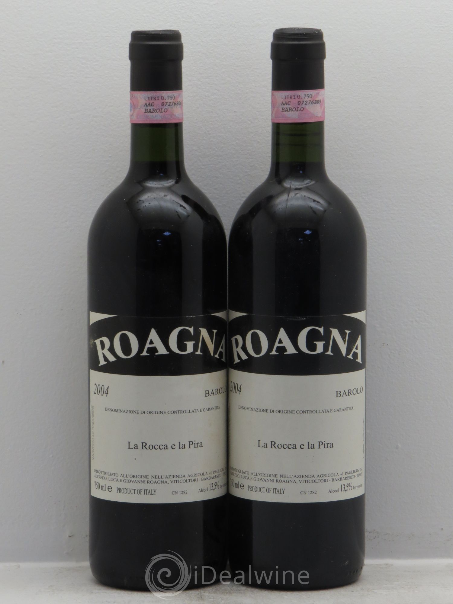 Barolo I Paglieri da alfredo Lucia e Giovanni Roagna La Rocca e la Pira 2004 - Posten von 2 Flaschen - 0