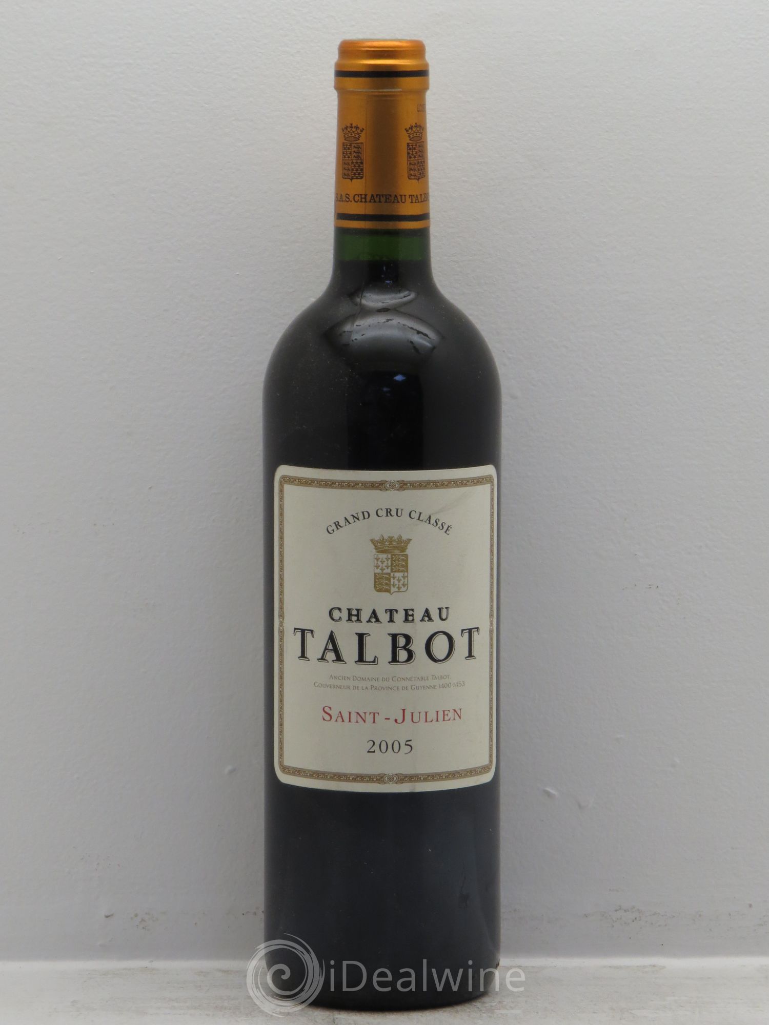 Château Talbot 4ème Grand Cru Classé 2005 - Lot de 1 bouteille - 0