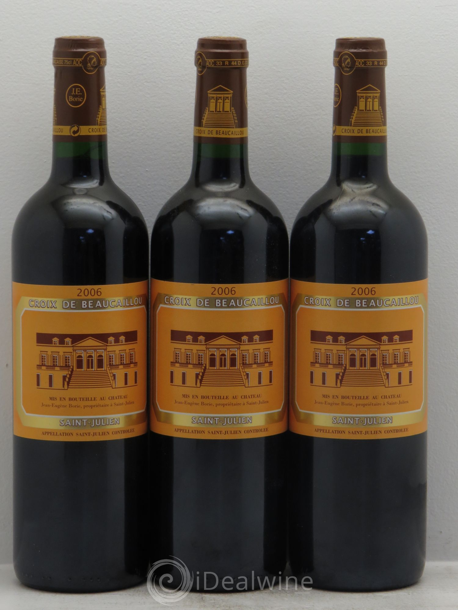 La Croix de Beaucaillou Second Vin 2006 - Lot de 3 bouteilles - 0