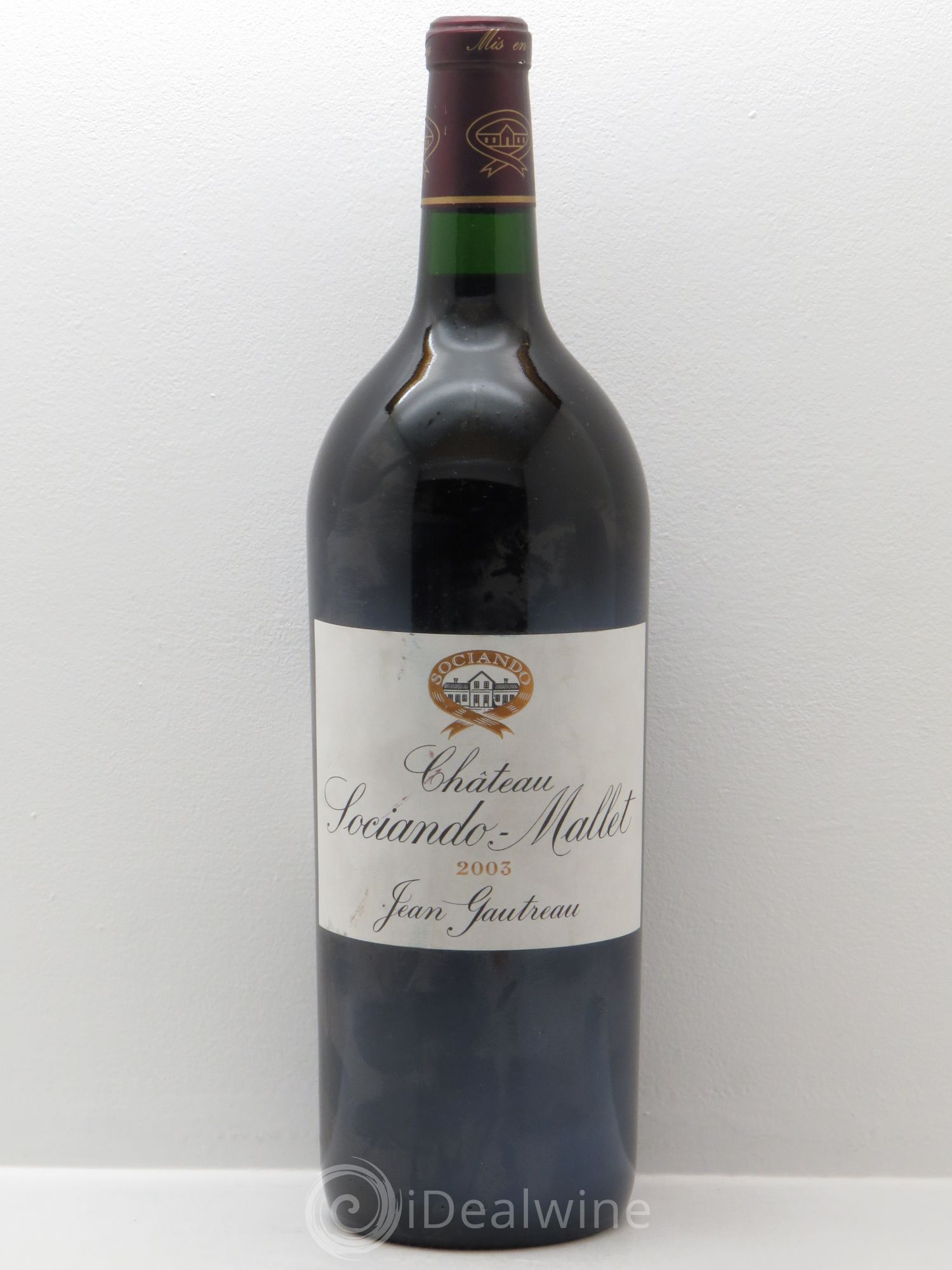 Château Sociando Mallet 2003 - Lot de 1 magnum - 0