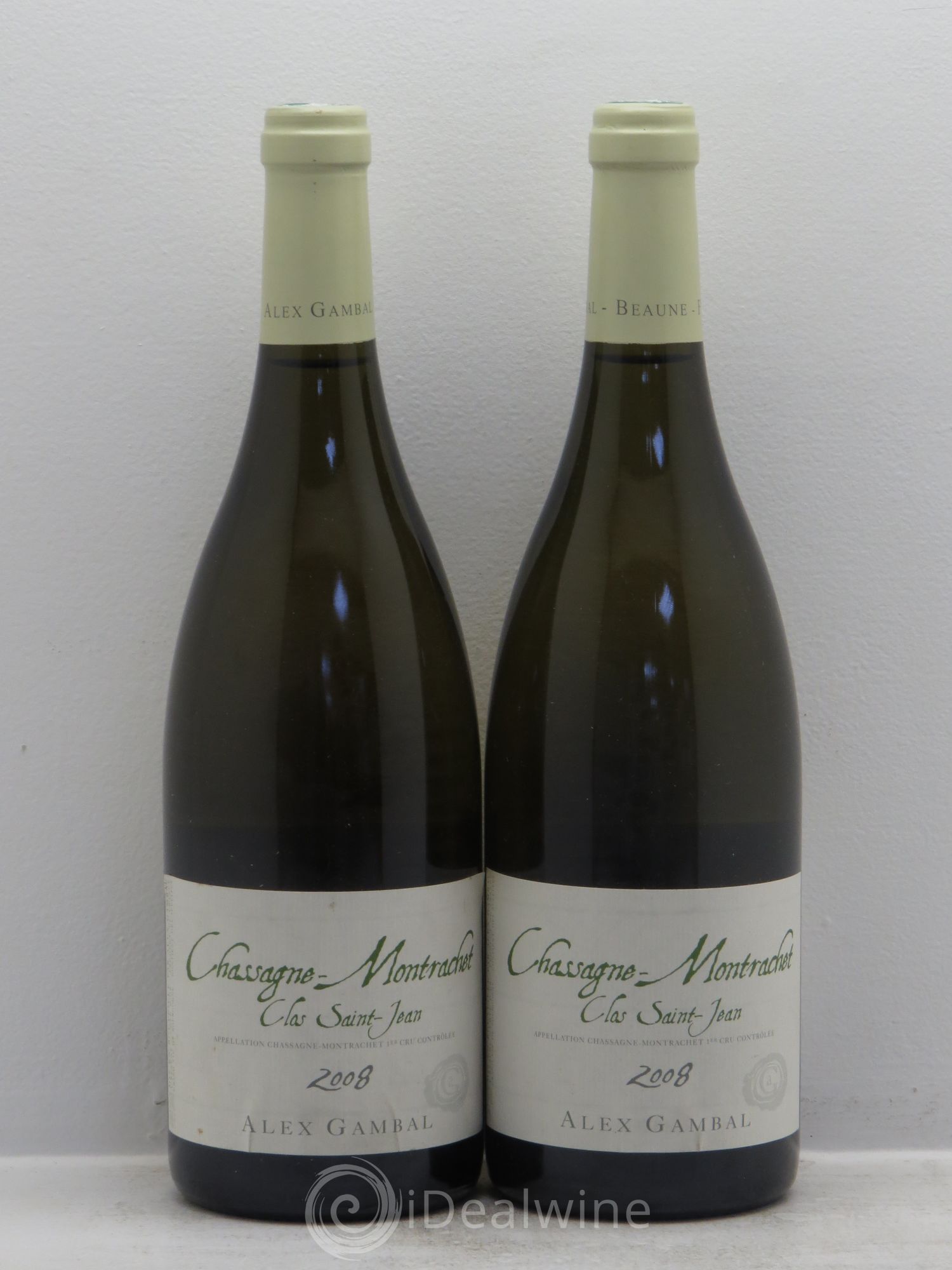 Chassagne-Montrachet Alex Gambal Clos saint Jean 2008 - Posten von 2 Flaschen - 0