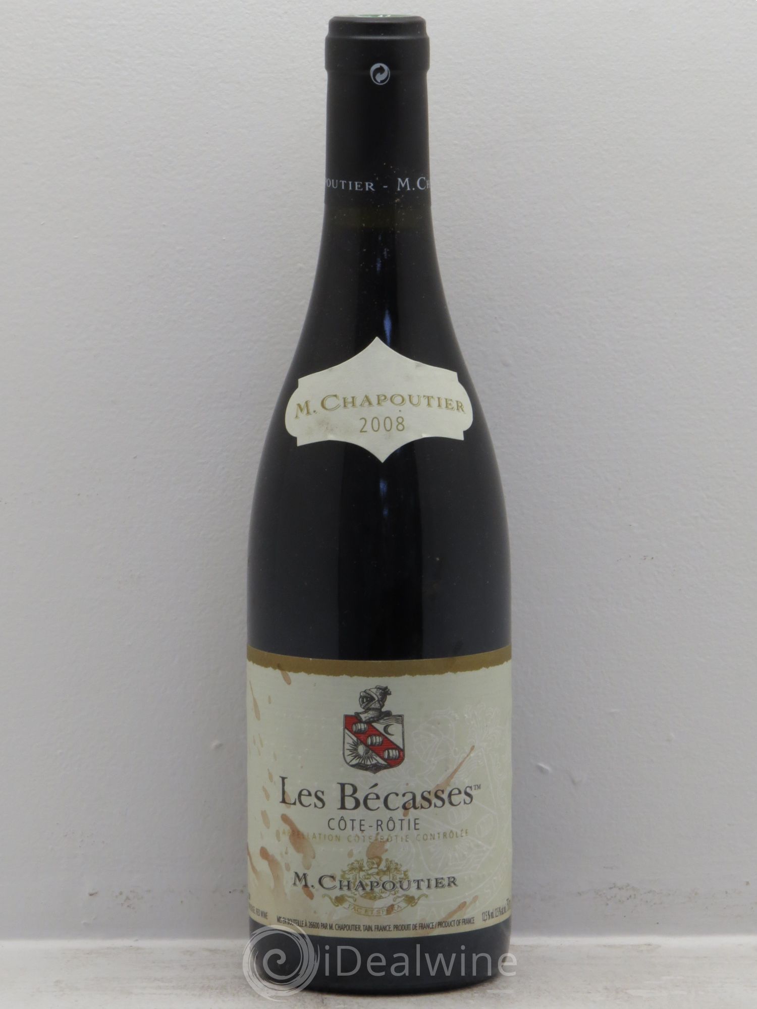 Côte-Rôtie Les Bécasses Chapoutier 2008 - Lot de 6 bouteilles - 0