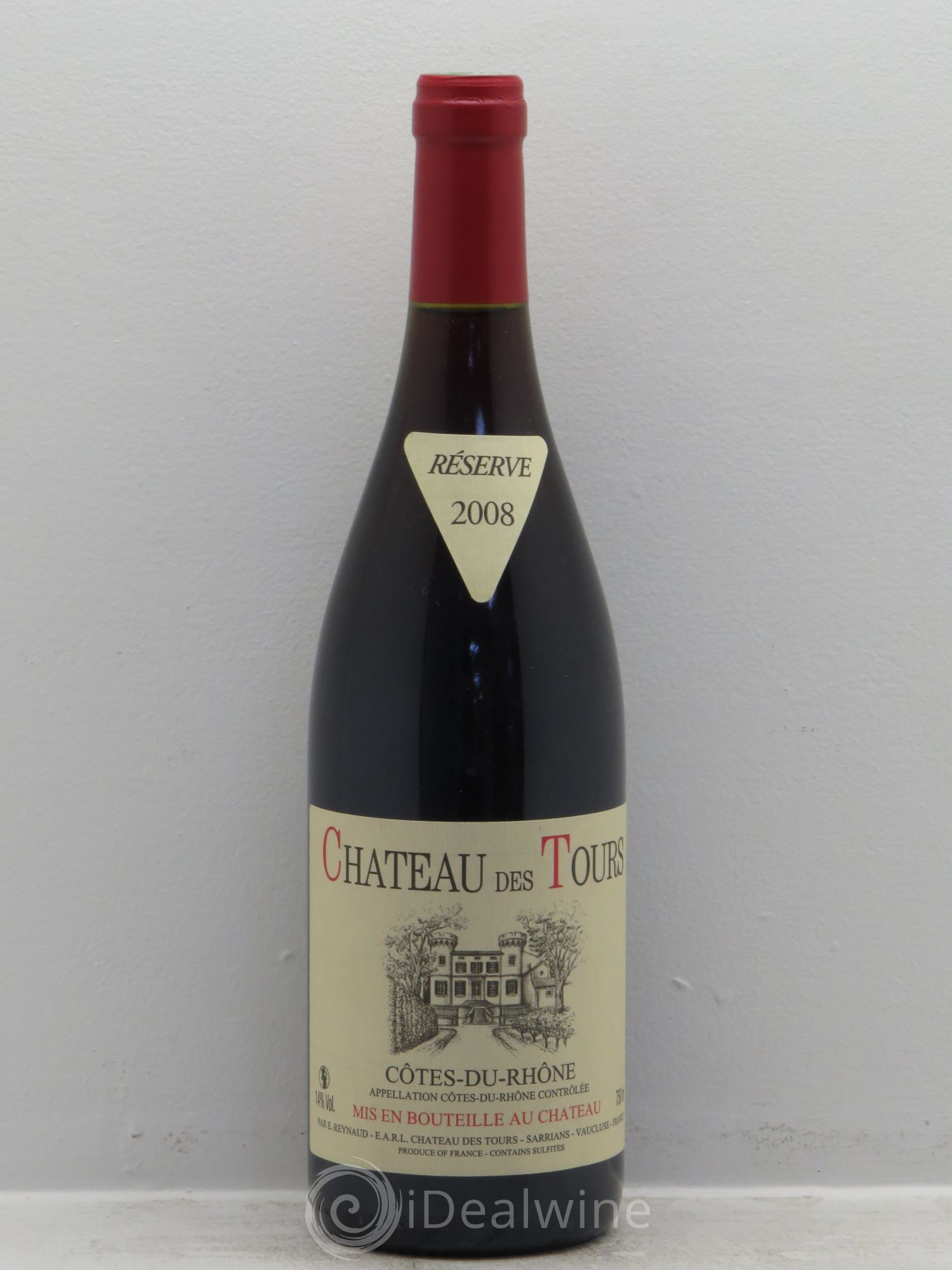 Côtes-du-Rhône Château des Tours Emmanuel Reynaud 2008 - Lot de 1 bouteille - 0