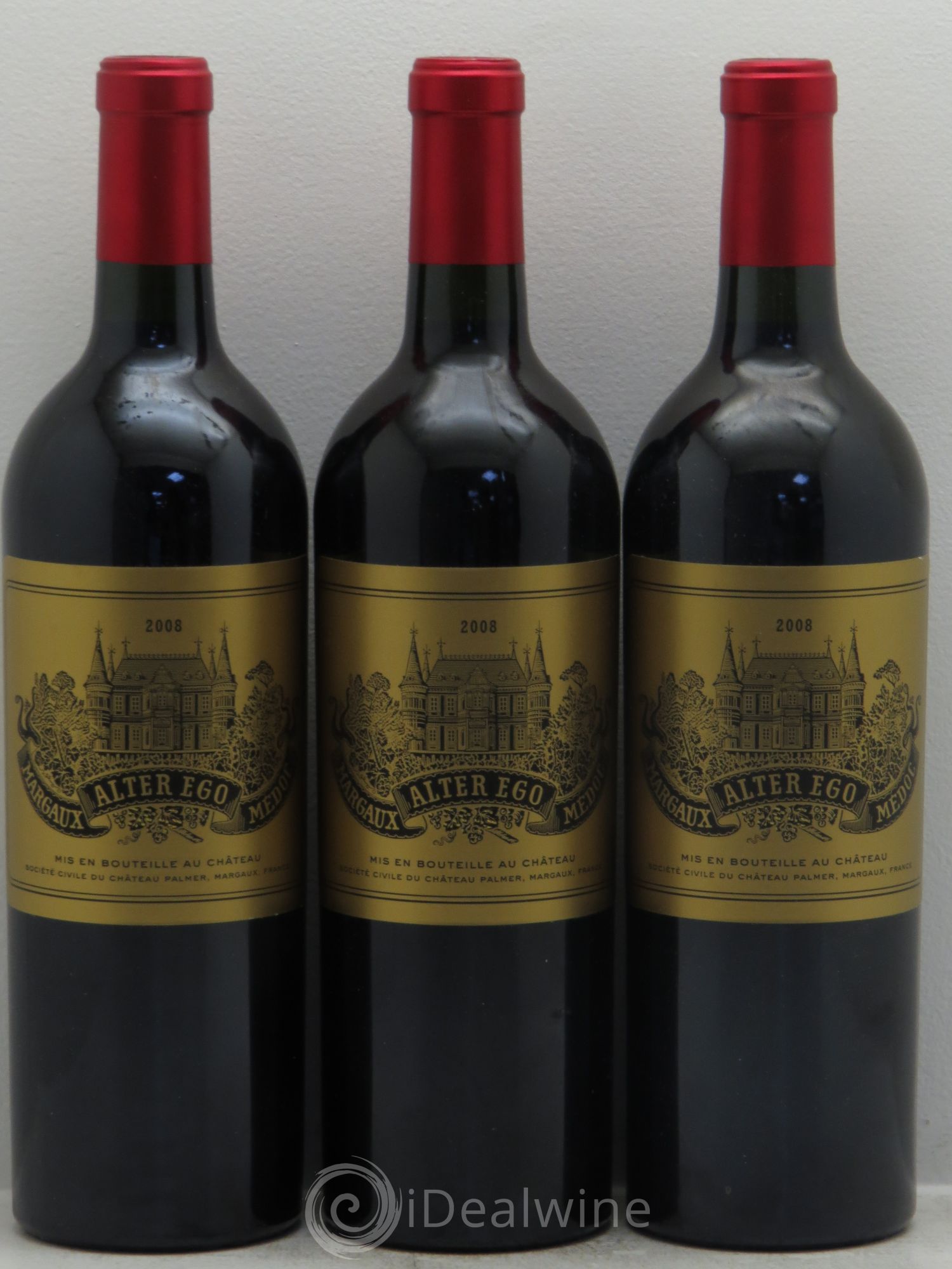 Alter Ego de Palmer Second Vin 2008 - Lot de 3 bouteilles - 0