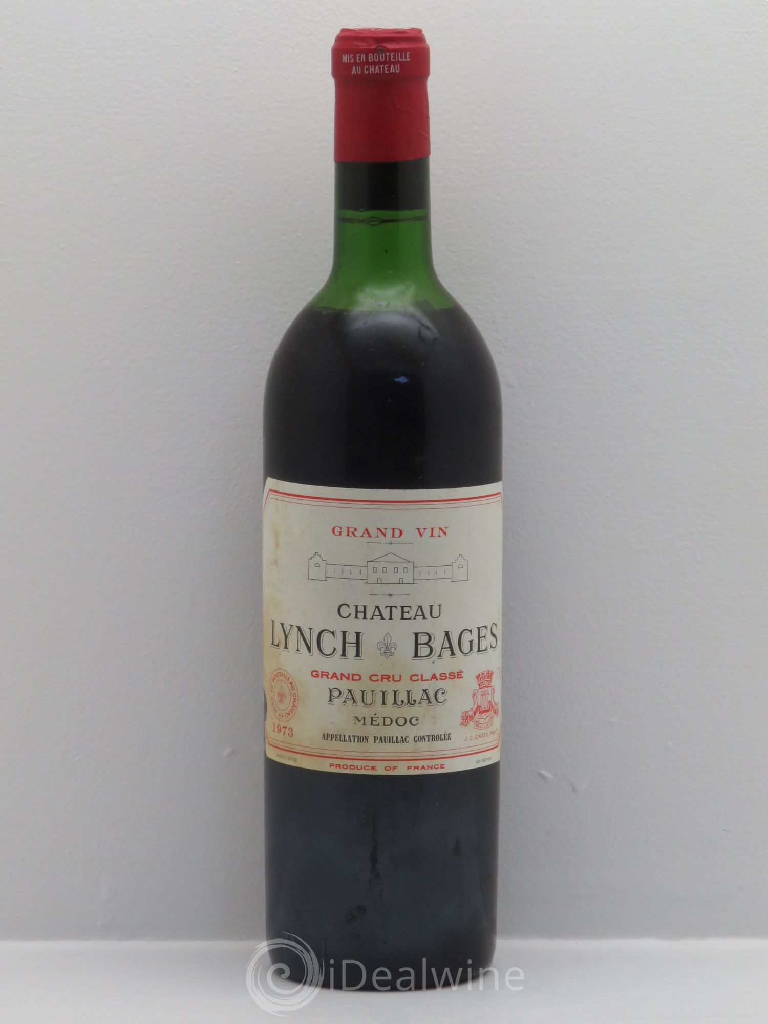Château Lynch Bages 5ème Grand Cru Classé 1973 - Lot de 1 bouteille - 0