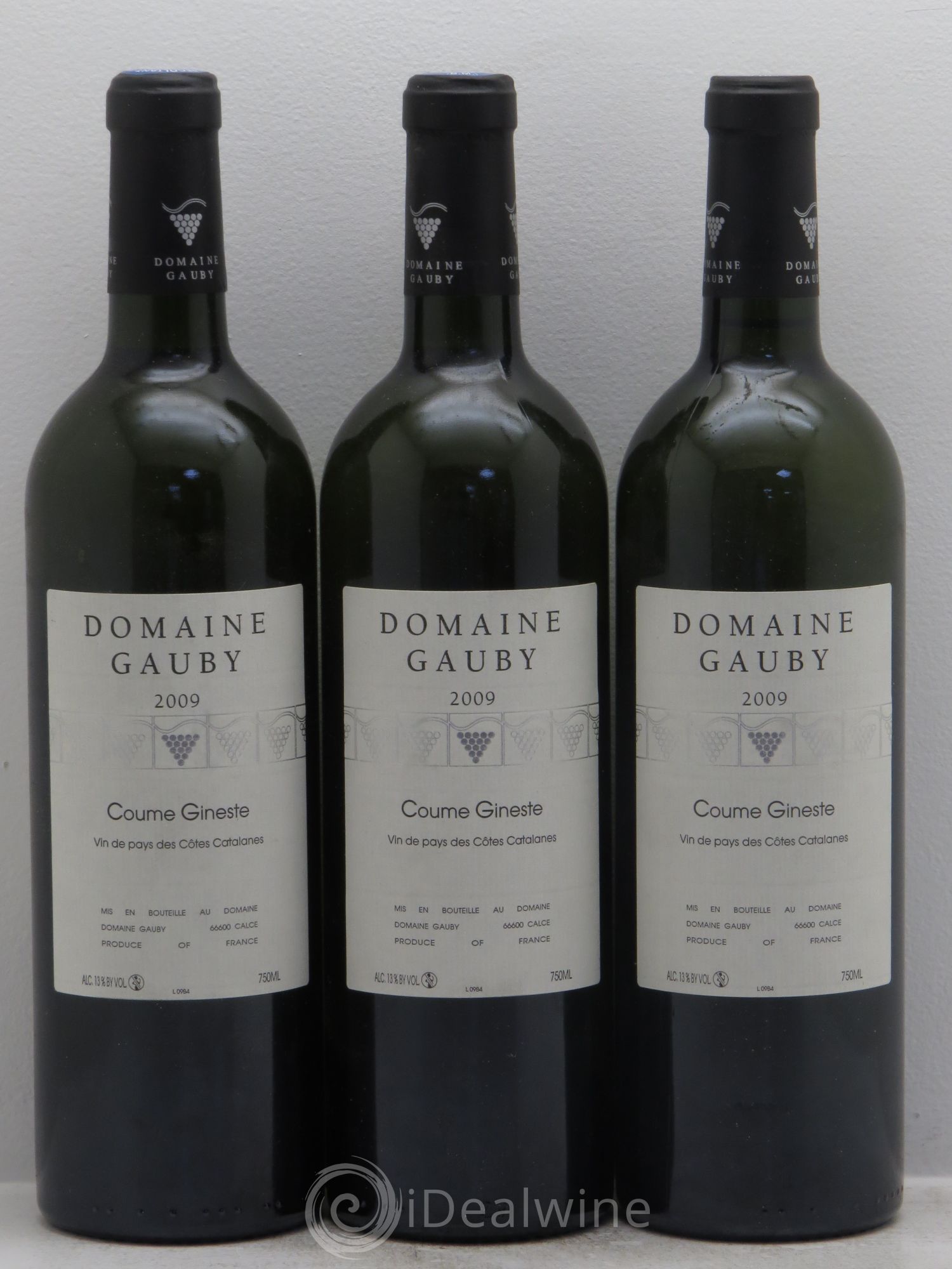Côtes du Roussillon Villages Coume Gineste Gauby (Domaine) 2009 - Lot de 3 bouteilles - 0