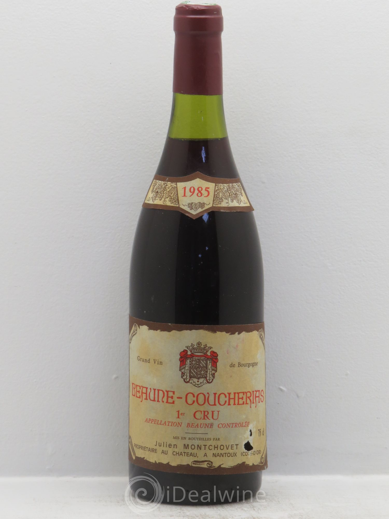 Beaune 1er Cru Coucherias Montchovet 1985 - Posten von 1 Flasche - 0
