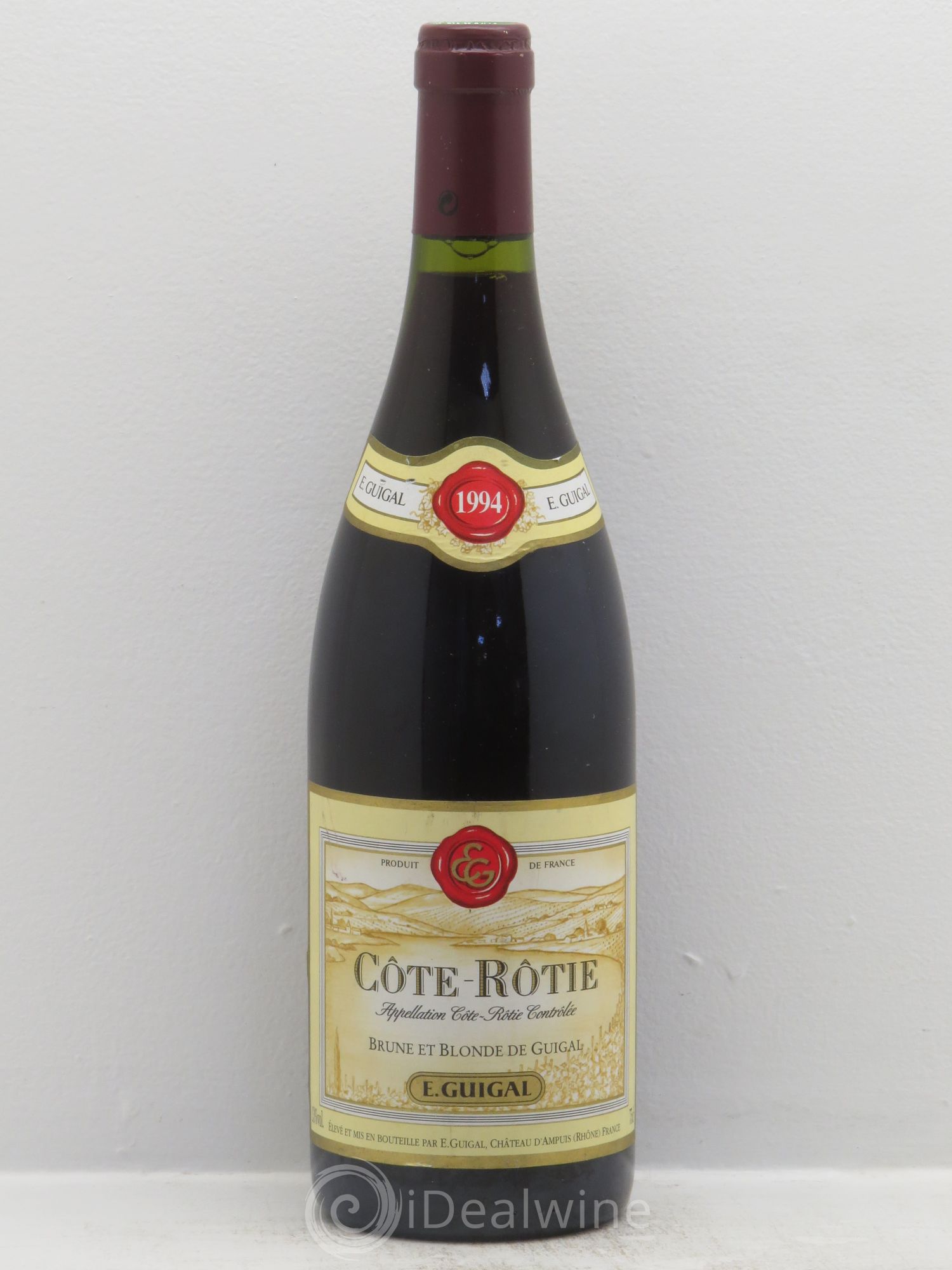 Côte-Rôtie Côtes Brune et Blonde Guigal 1994 - Lot de 1 bouteille - 0