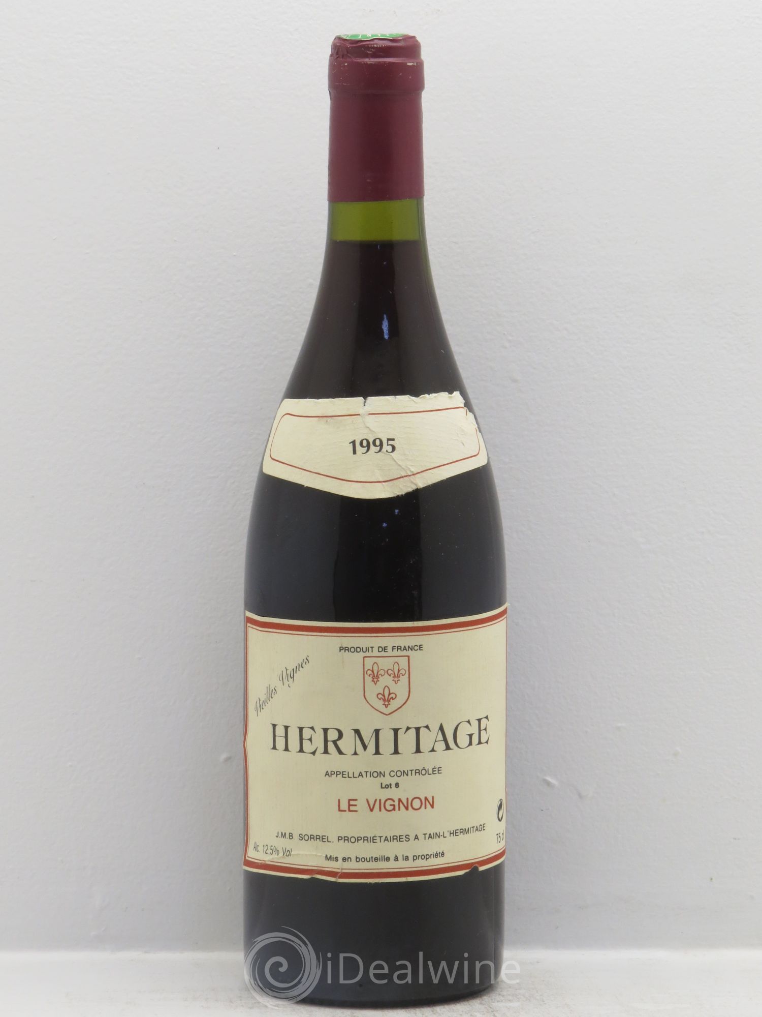 Hermitage Marc Sorrel Le Vignon Vieilles Vignes 1995 - Posten von 1 Flasche - 0