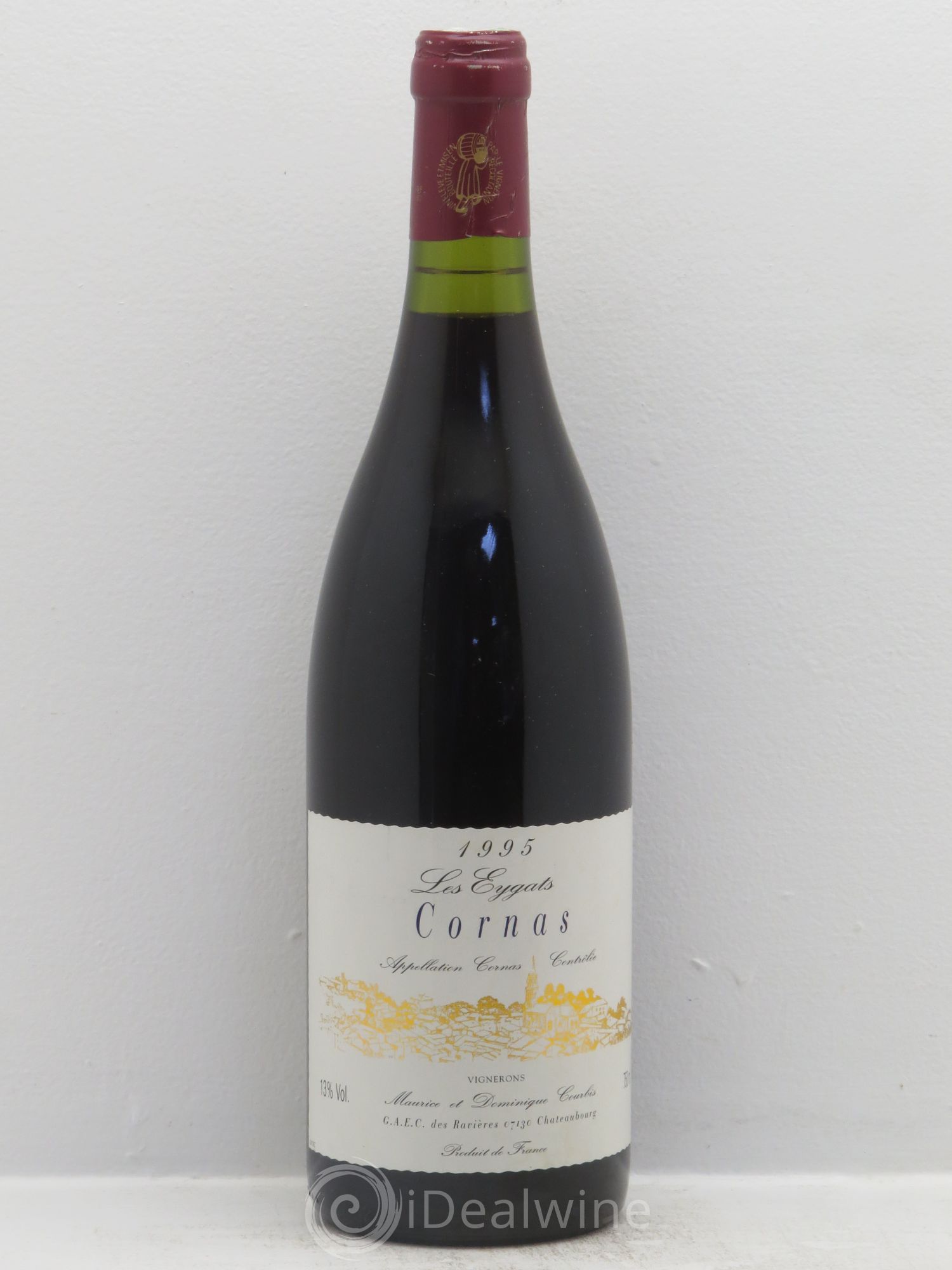 Cornas Les Eygats Courbis 1995 - Lot de 1 bouteille - 0