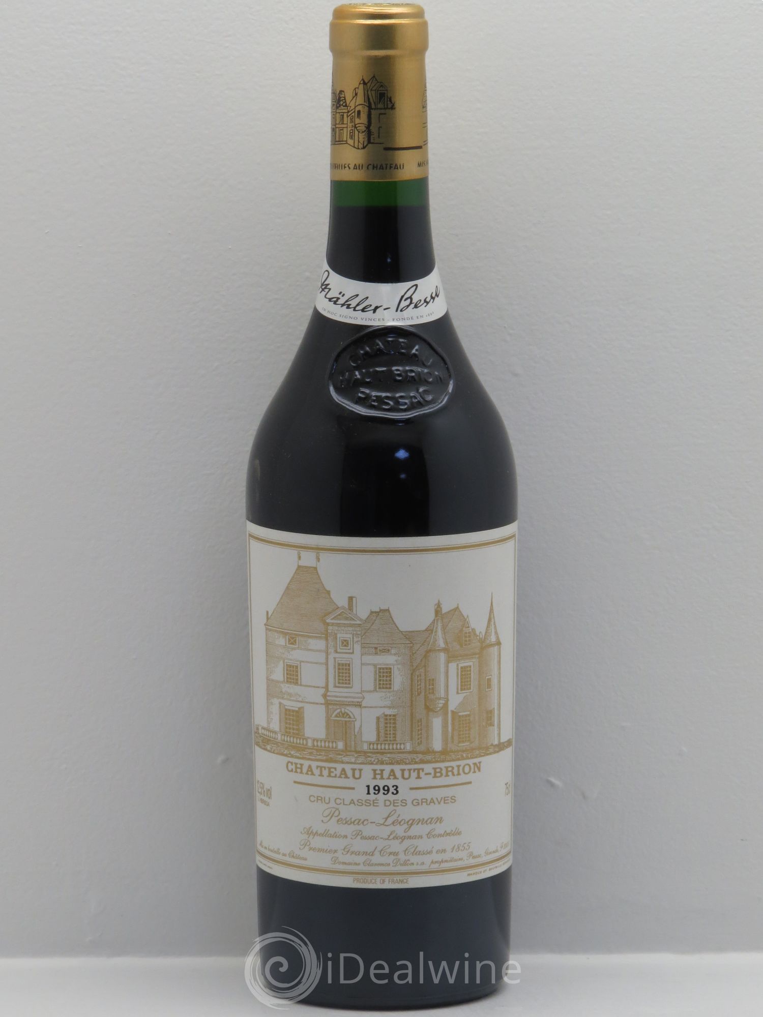 Château Haut Brion 1er Grand Cru Classé 1993 - Lot de 1 bouteille - 0