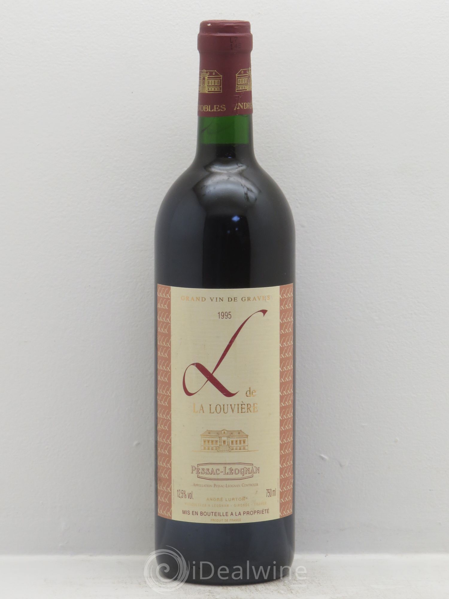 Pessac-Léognan L de Louvière 1995 - Posten von 1 Flasche - 0