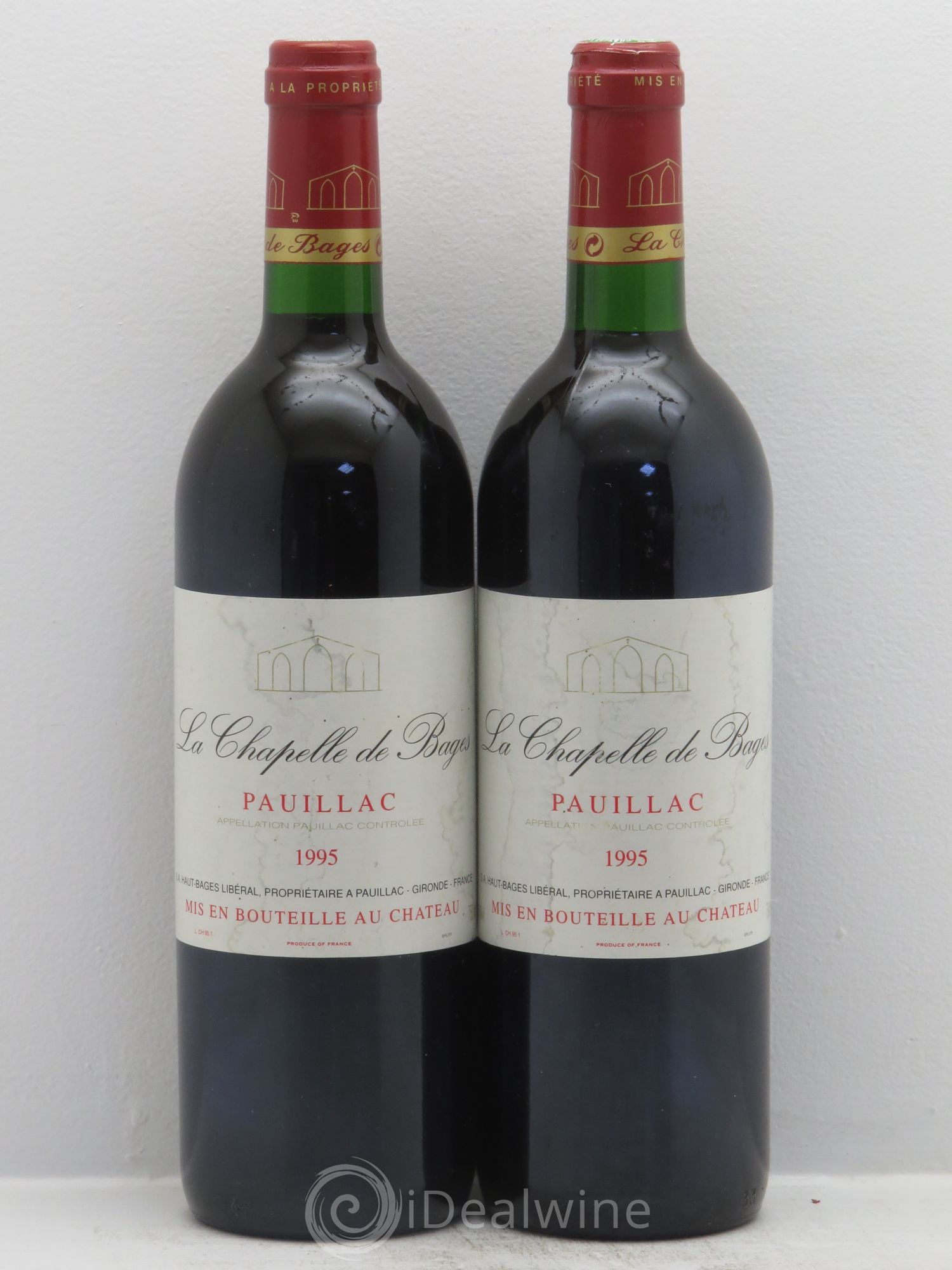 La Chapelle de Haut Bages 1995 - Lot de 2 bouteilles - 0