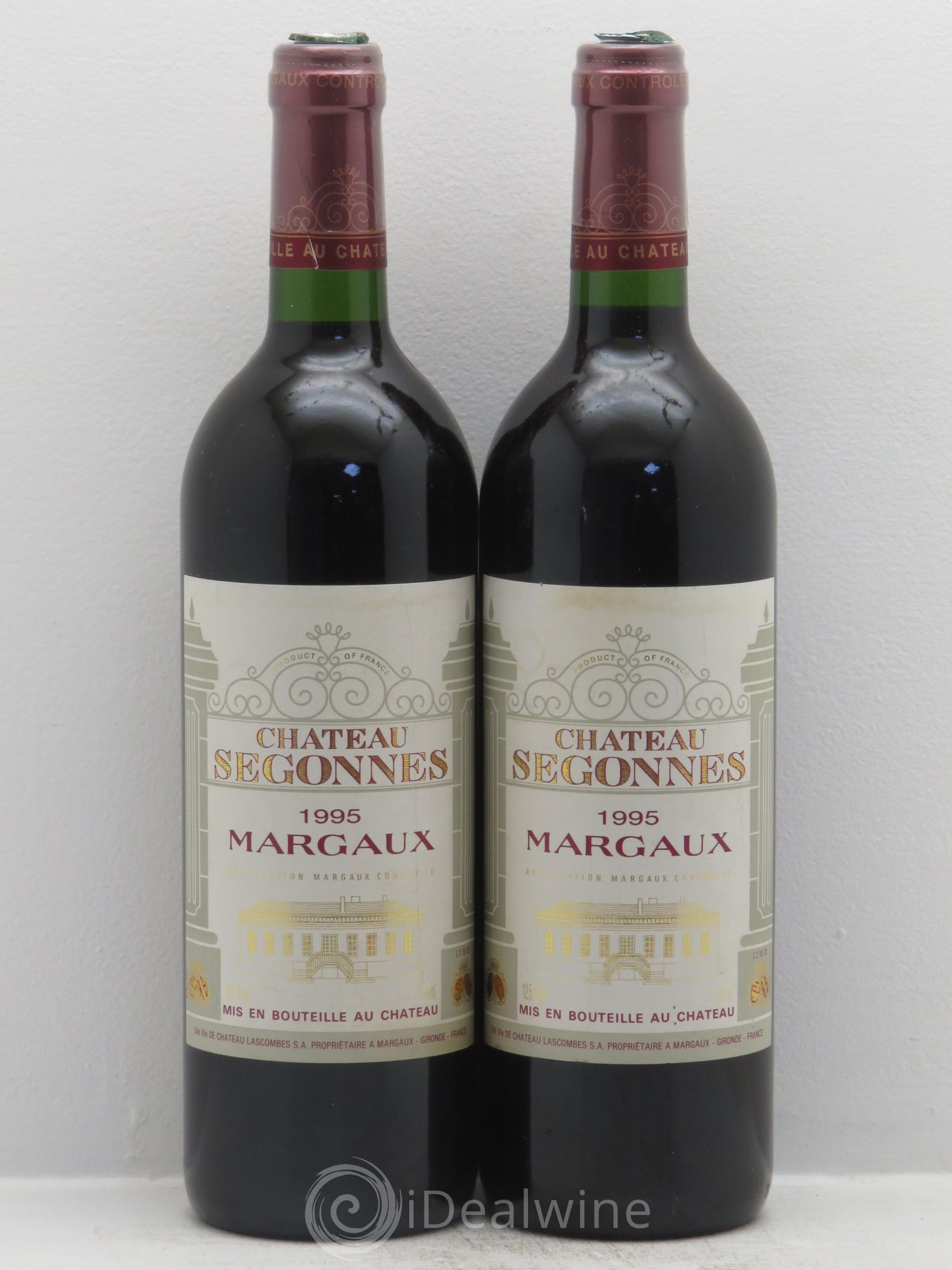 Château Segonnes 1995 - Posten von 2 Flaschen - 0