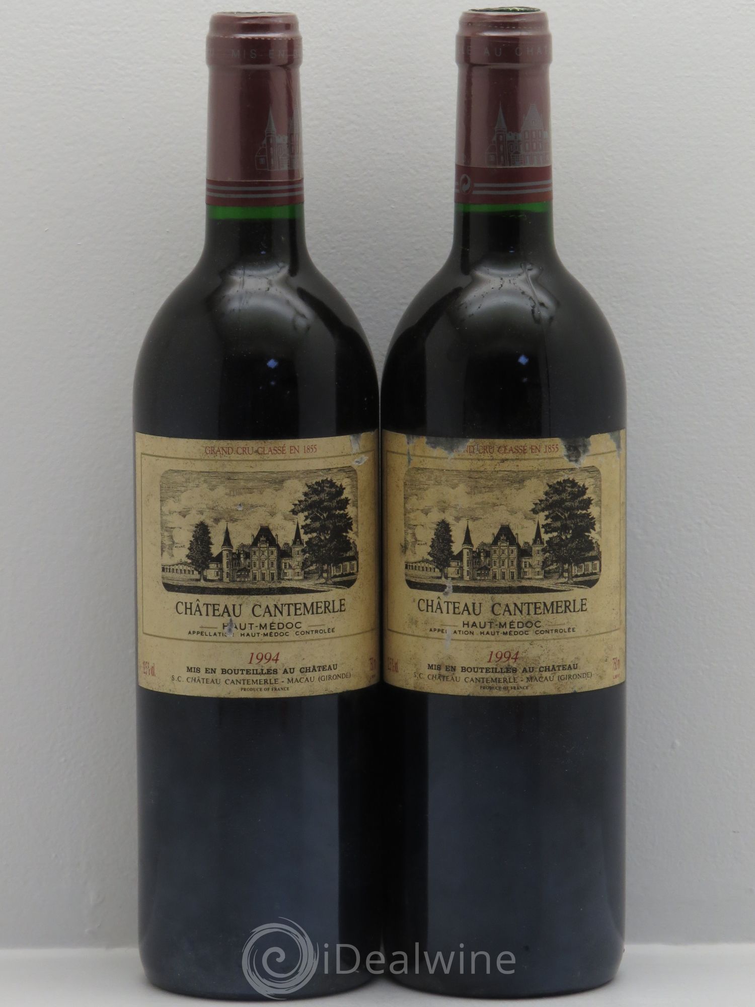 Château Cantemerle 5ème Grand Cru Classé 1994 - Lot de 2 bouteilles - 0