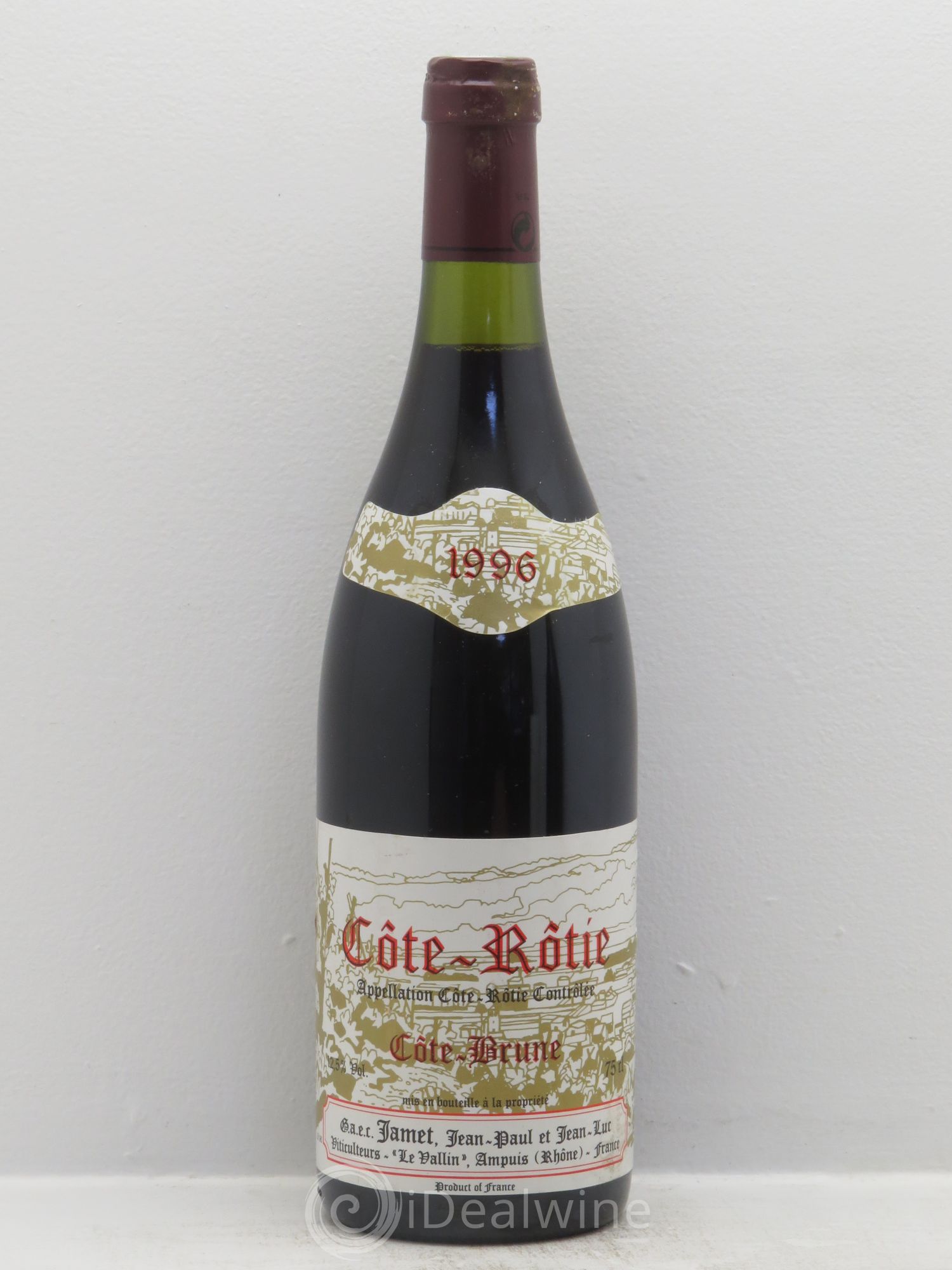Côte-Rôtie Côte Brune Jamet (Domaine) 1996 - Lot de 1 bouteille - 0