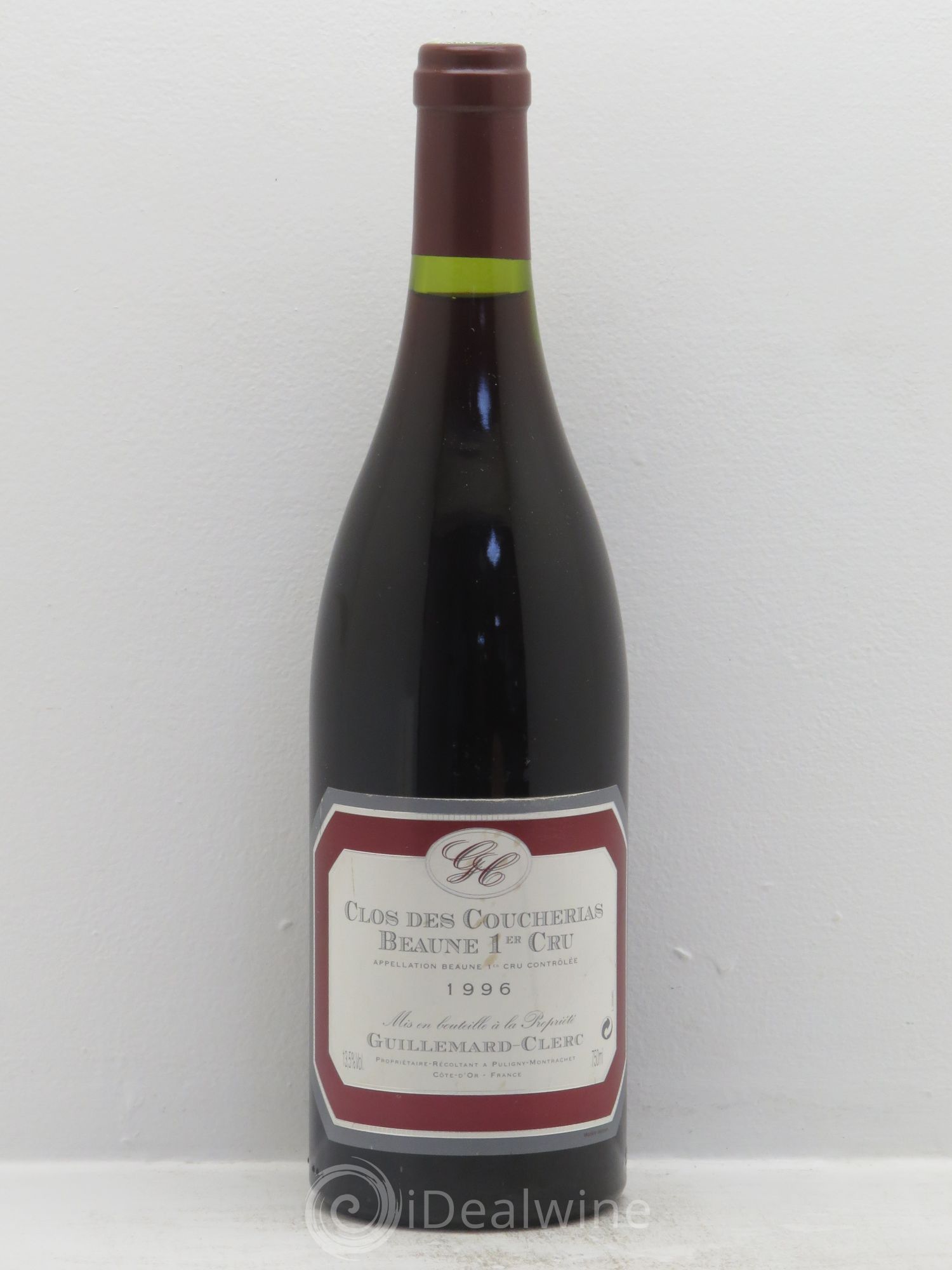Beaune 1er Cru Guillemard et Clerc 1996 - Posten von 1 Flasche - 0