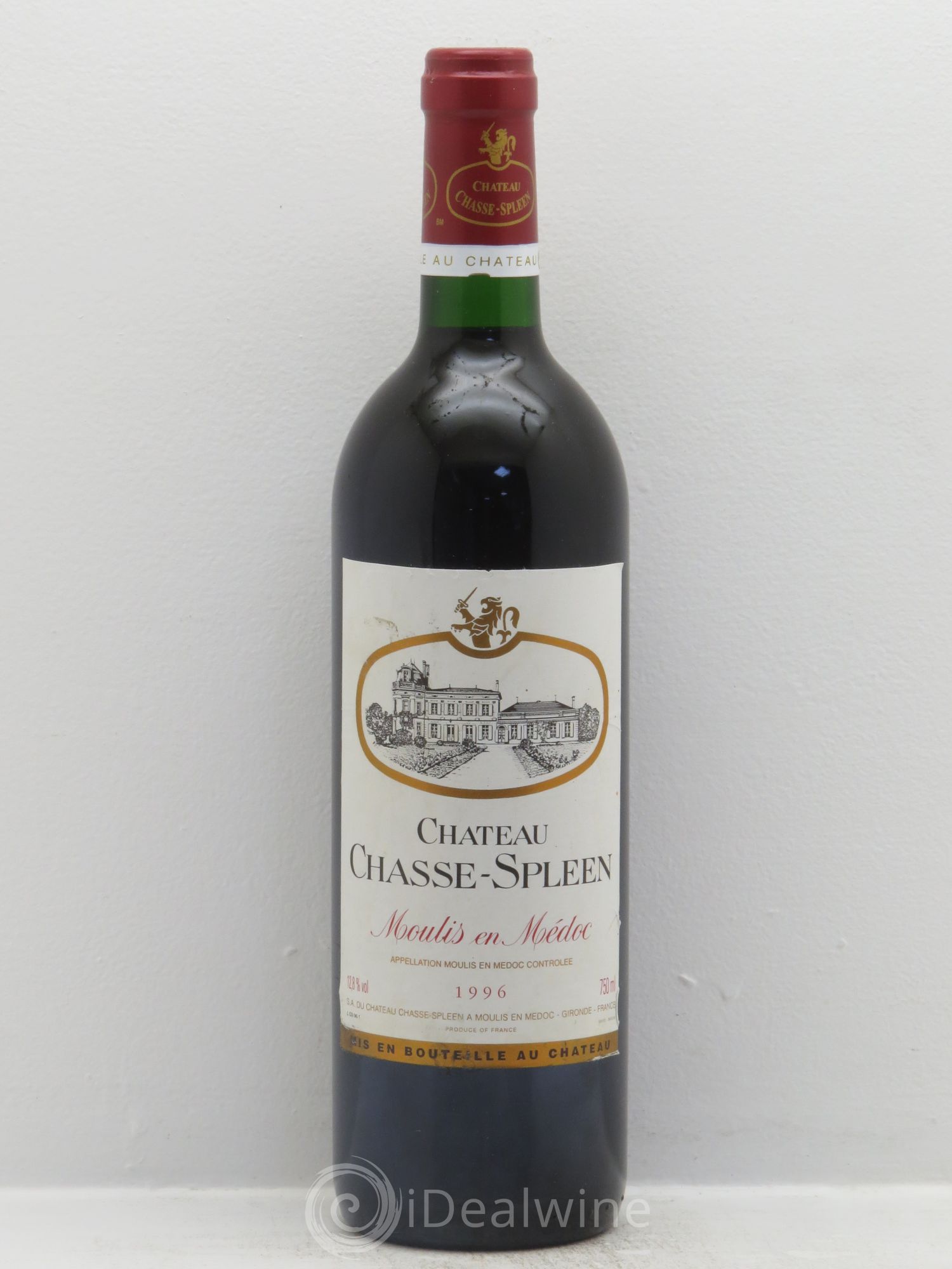 Château Chasse Spleen 1996 - Lot de 1 bouteille - 0