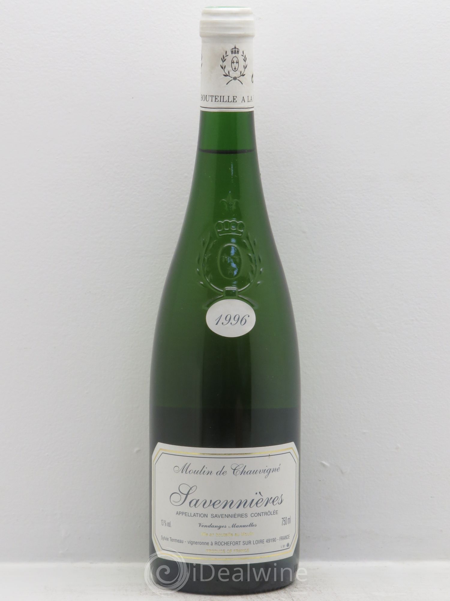 Savennières Moulin de Chauvigné 1996 - Posten von 1 Flasche - 0