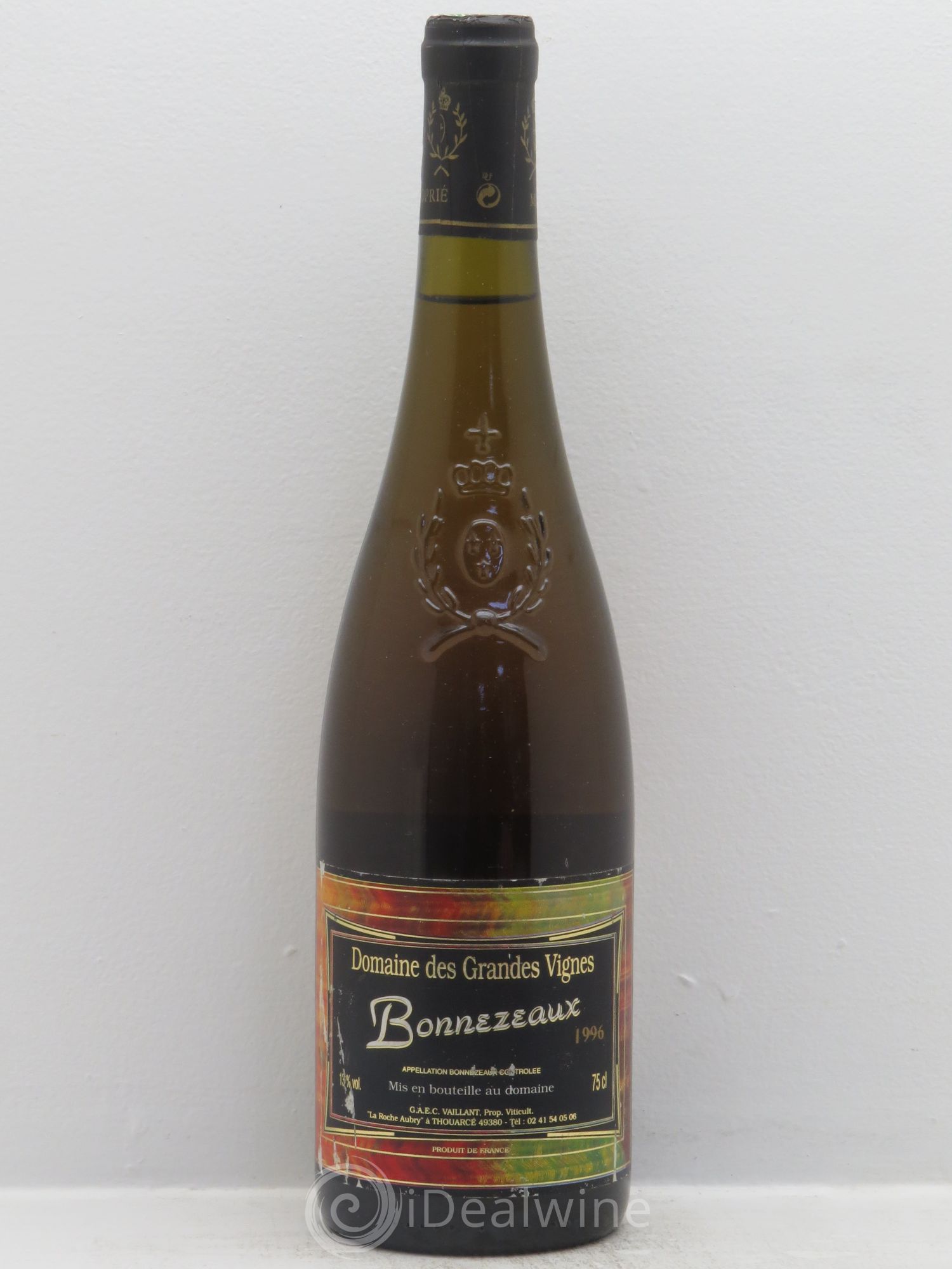 Bonnezeaux Domaine des Grandes Vignes 1996 - Lotto di 1 bottiglia - 0
