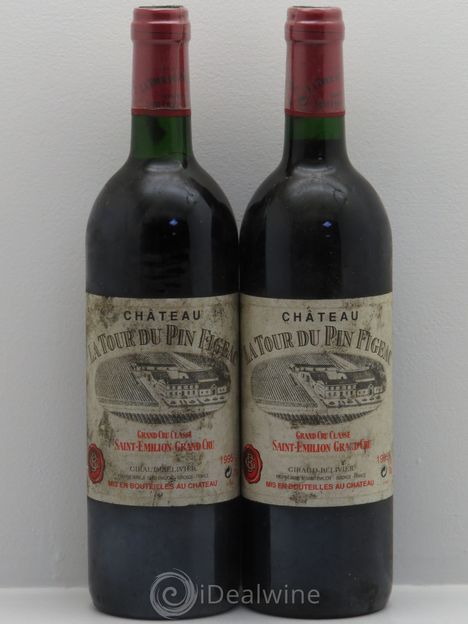 Château la Tour du Pin Figeac 1995 - Lot de 2 bouteilles - 0