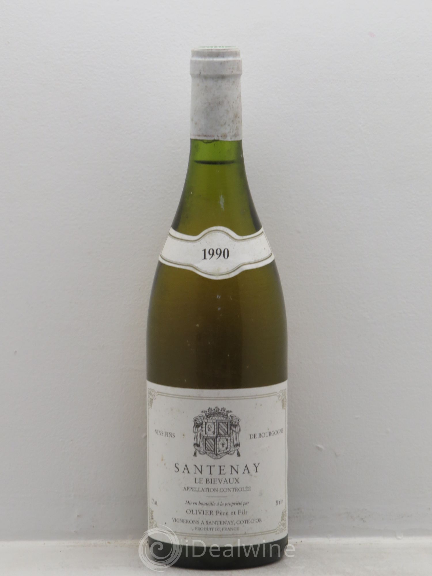 Santenay Le Bievaux Olivier Père et fils 1990 - Posten von 1 Flasche - 0