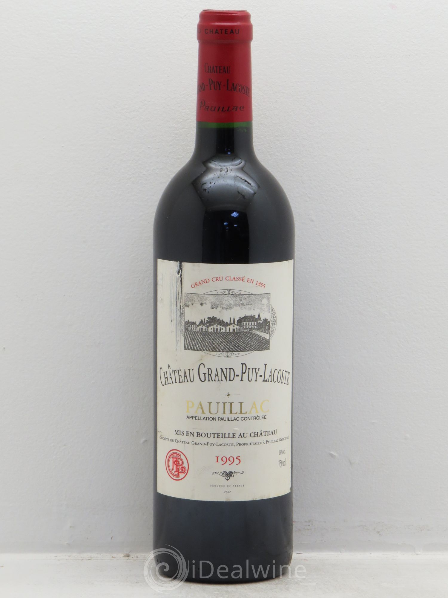Château Grand Puy Lacoste 5ème Grand Cru Classé 1995 - Lot de 1 bouteille - 0