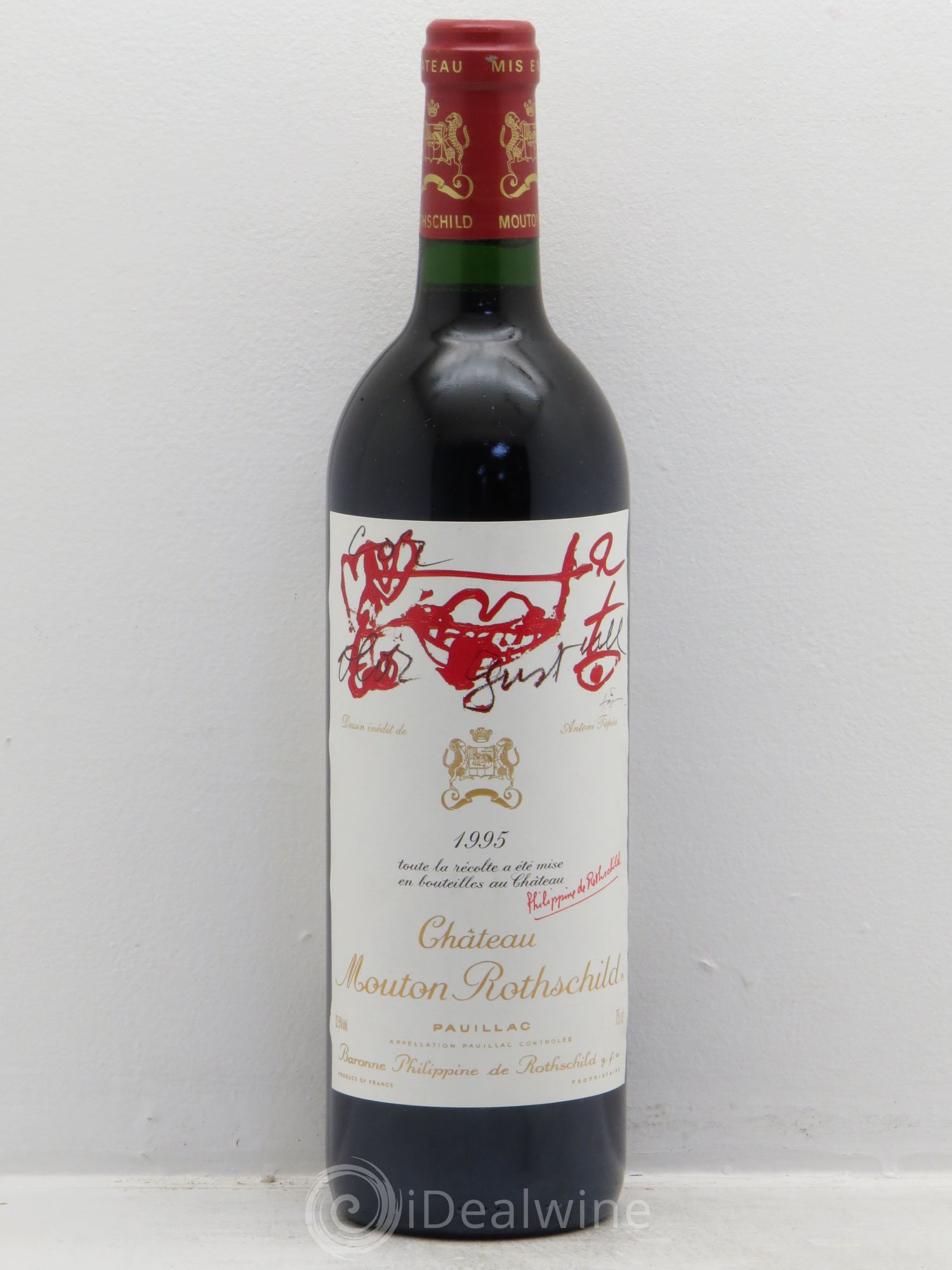 Château Mouton Rothschild 1er Grand Cru Classé 1995 - Lot de 1 bouteille - 0