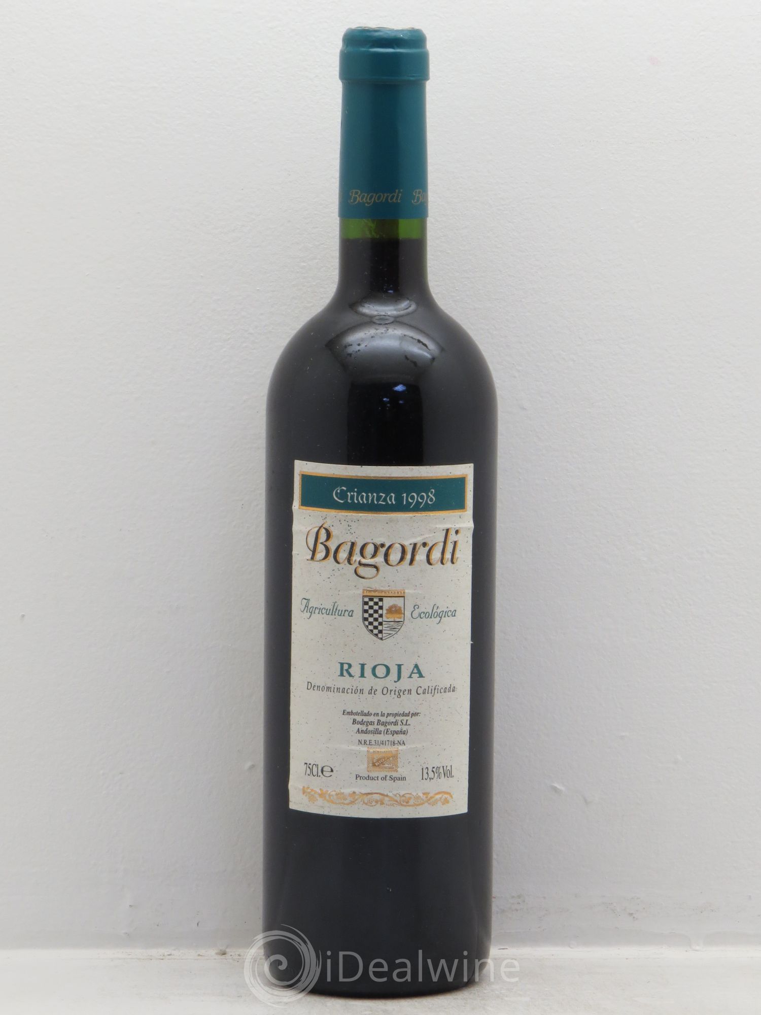 Rioja DOCA Crianza Bagordi 1998 - Posten von 1 Flasche - 0